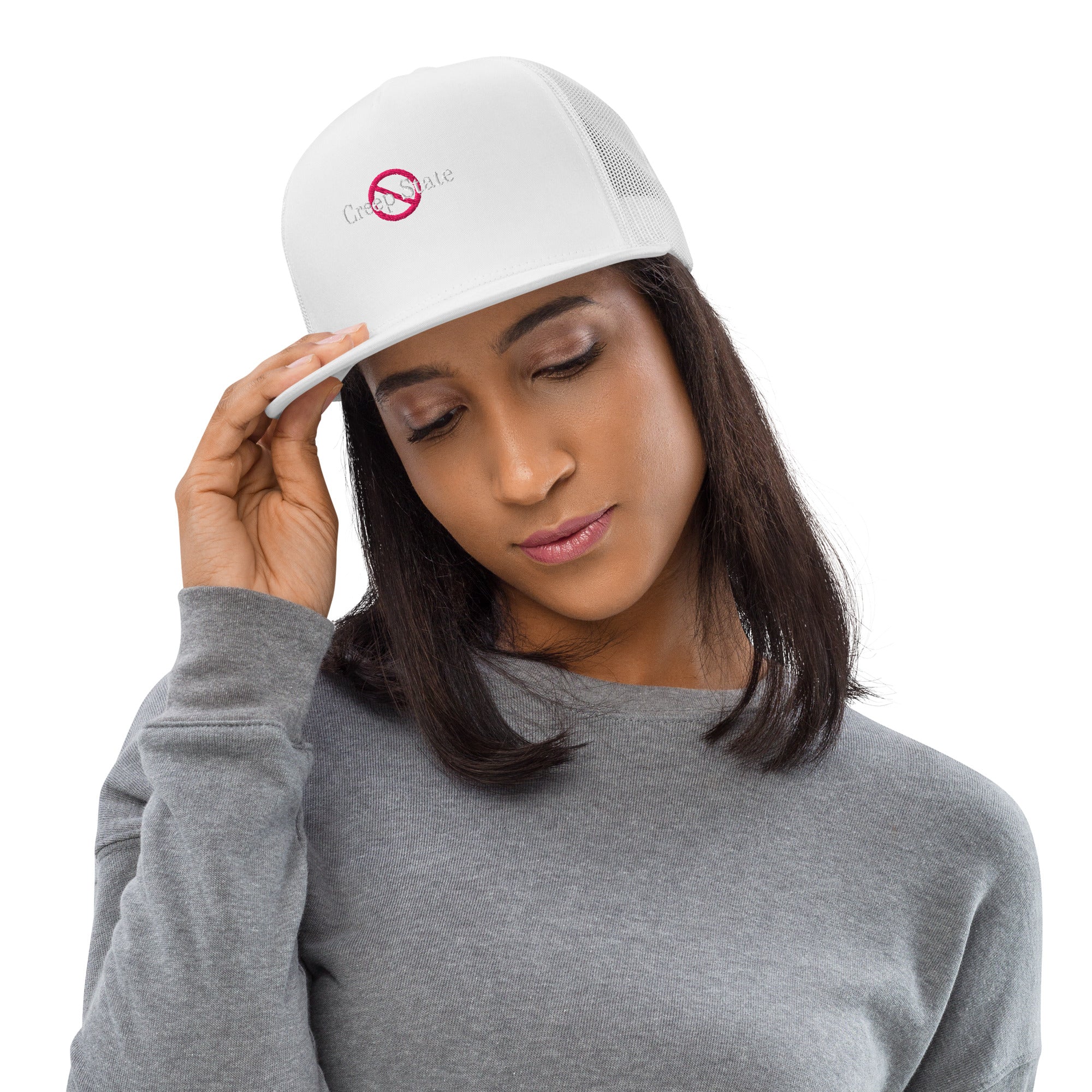 Creep State trucker cap with embroidered logo – multiple colors – DETOUR.STORE