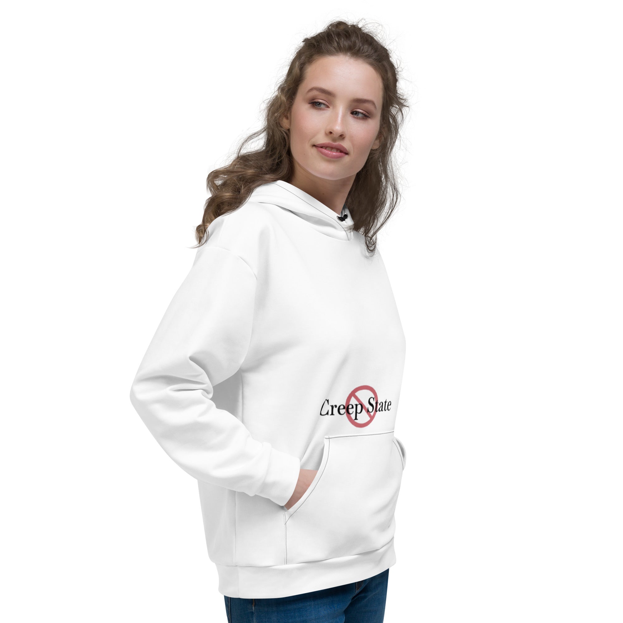 Creep State unisex hoodie with printed logo – multiple colors – DETOUR.STORE