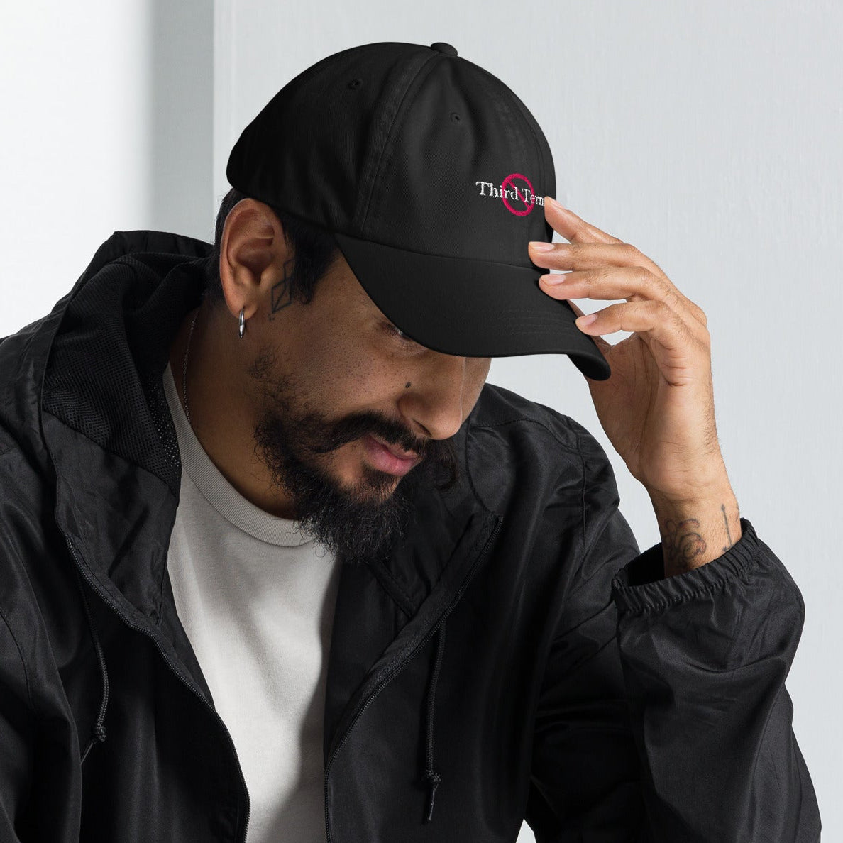 Third Term dad hat with embroidered logo – multiple colors – DETOUR.STORE