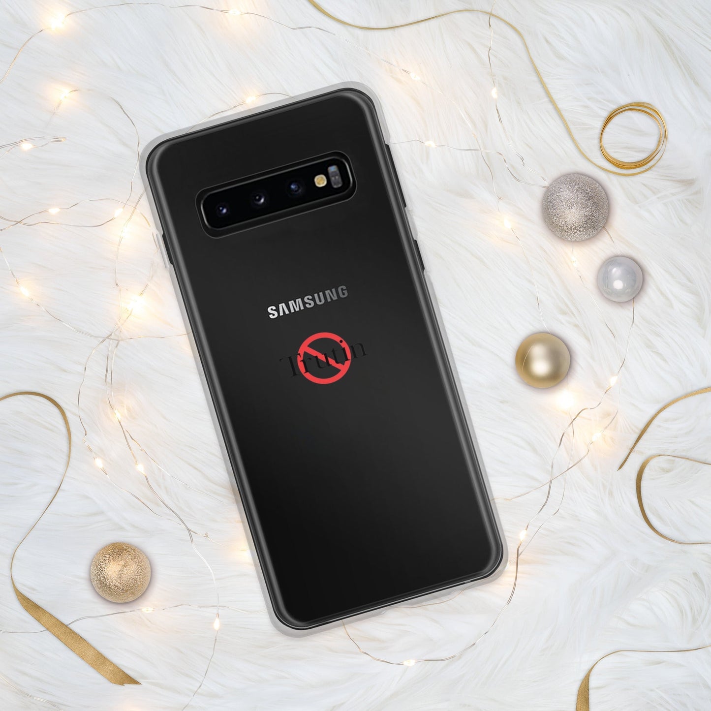 Clear Case for Samsung® – Anti-Billionaire Parody for Trusk & Trutin..
