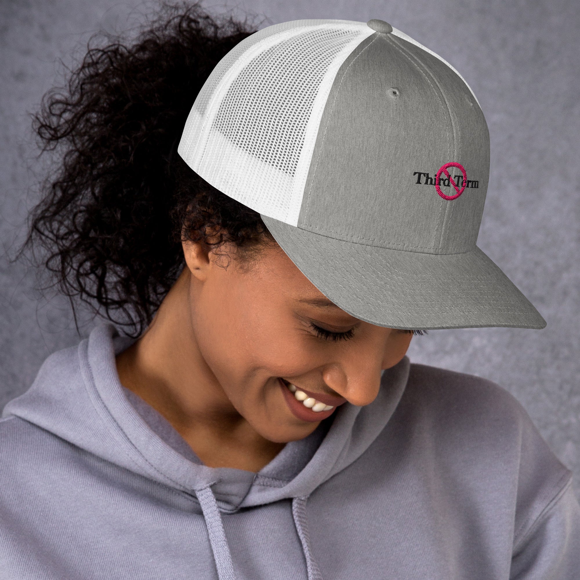 Third Term trucker cap with embroidered logo – multiple colors – DETOUR.STORE