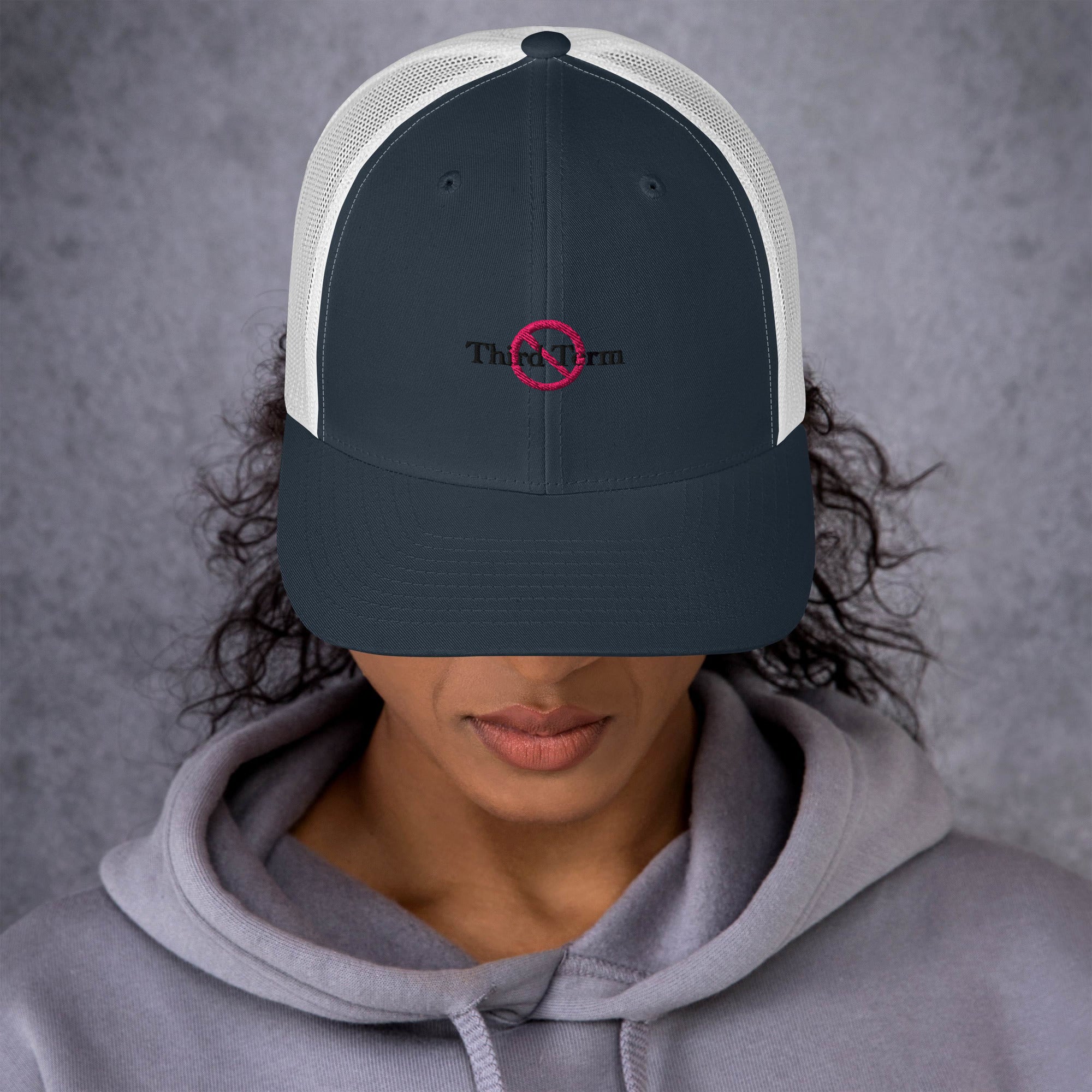 Third Term trucker cap with embroidered logo – multiple colors – DETOUR.STORE