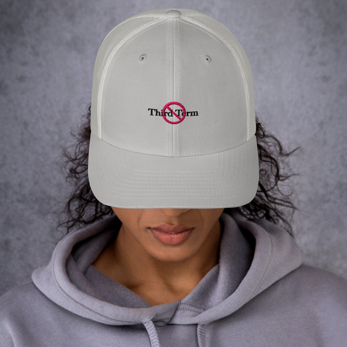 Third Term trucker cap with embroidered logo – multiple colors – DETOUR.STORE