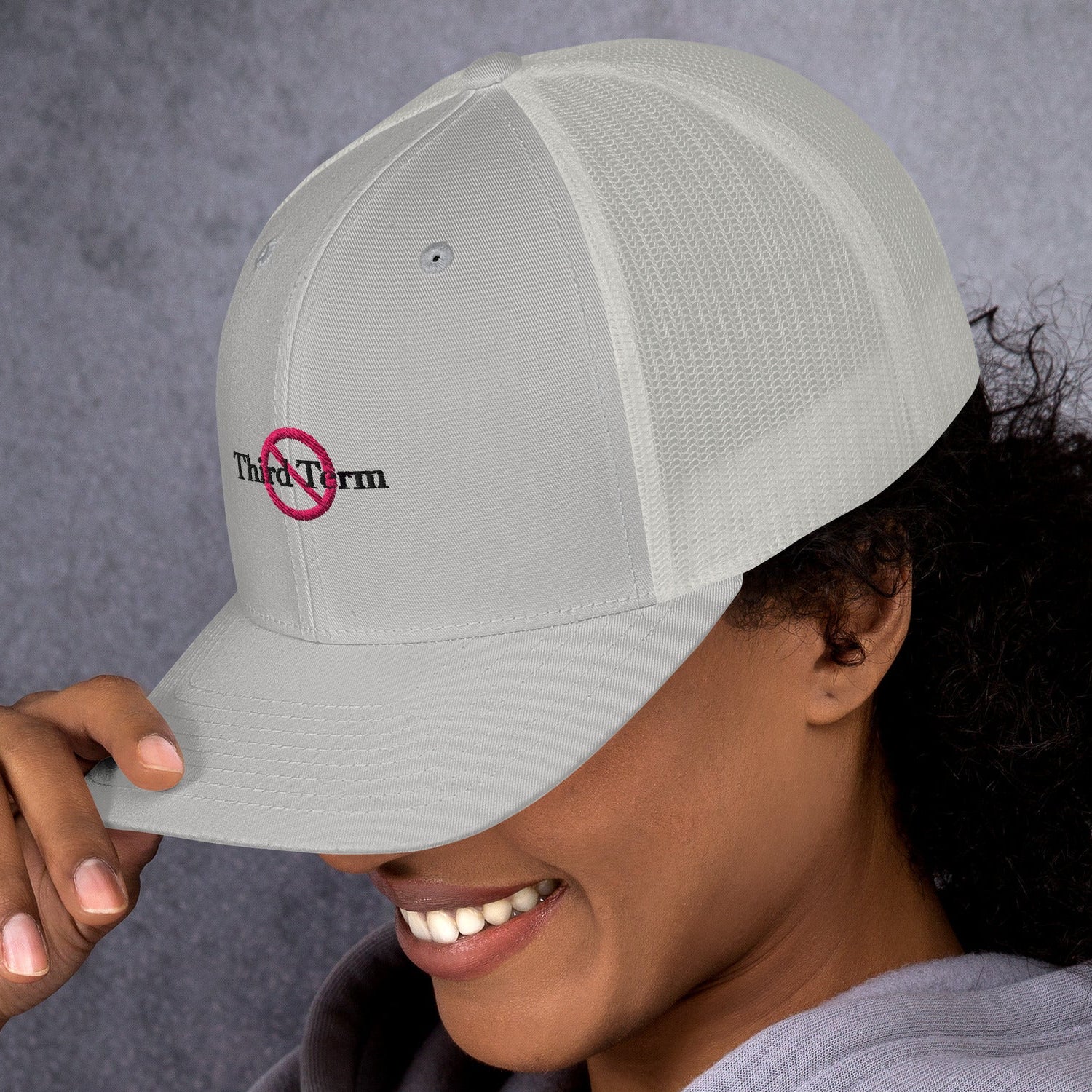 Third Term trucker cap with embroidered logo – multiple colors – DETOUR.STORE
