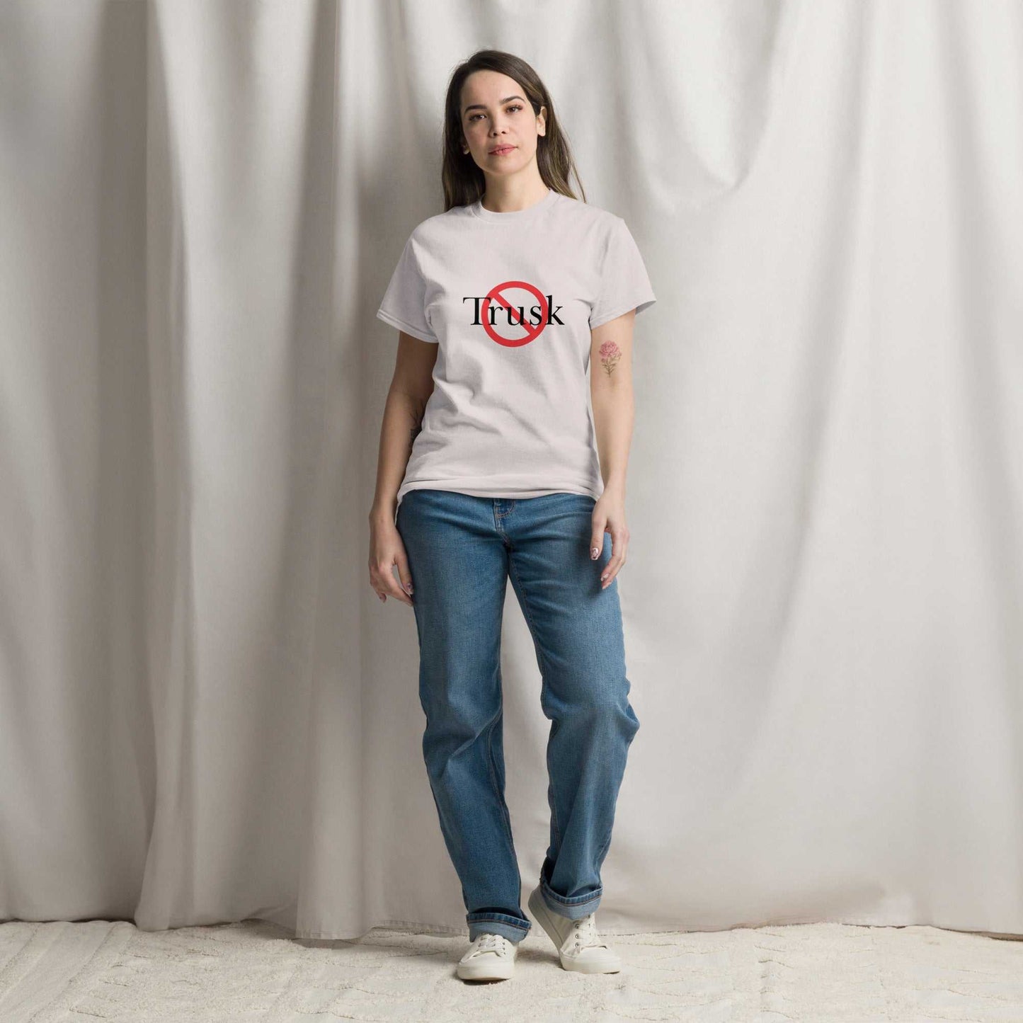 Trusk x Trutin Classic Tee Anti-Billionaire Parody Shirt Classic Fit