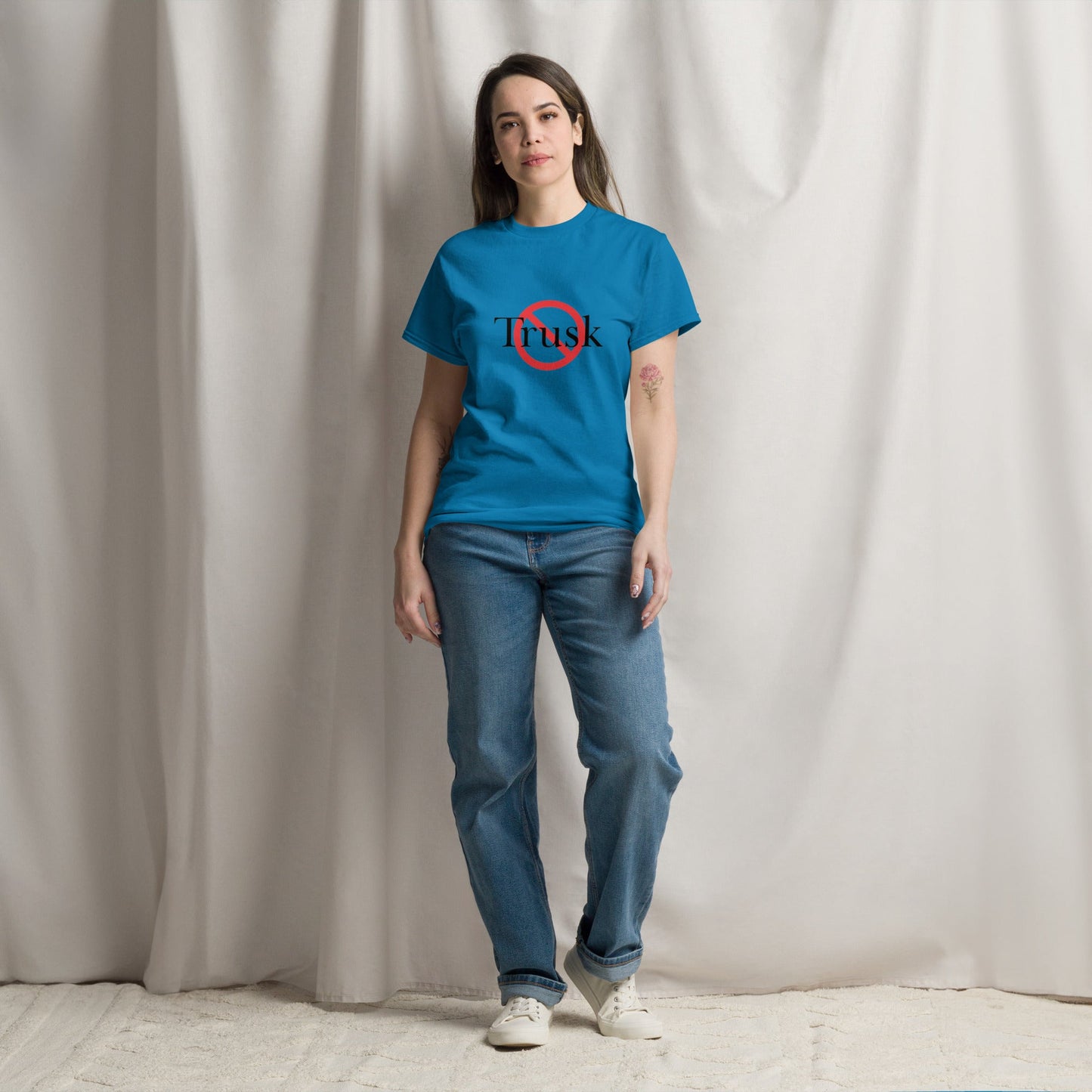 Trusk x Trutin Classic Tee Anti-Billionaire Parody Shirt Classic Fit