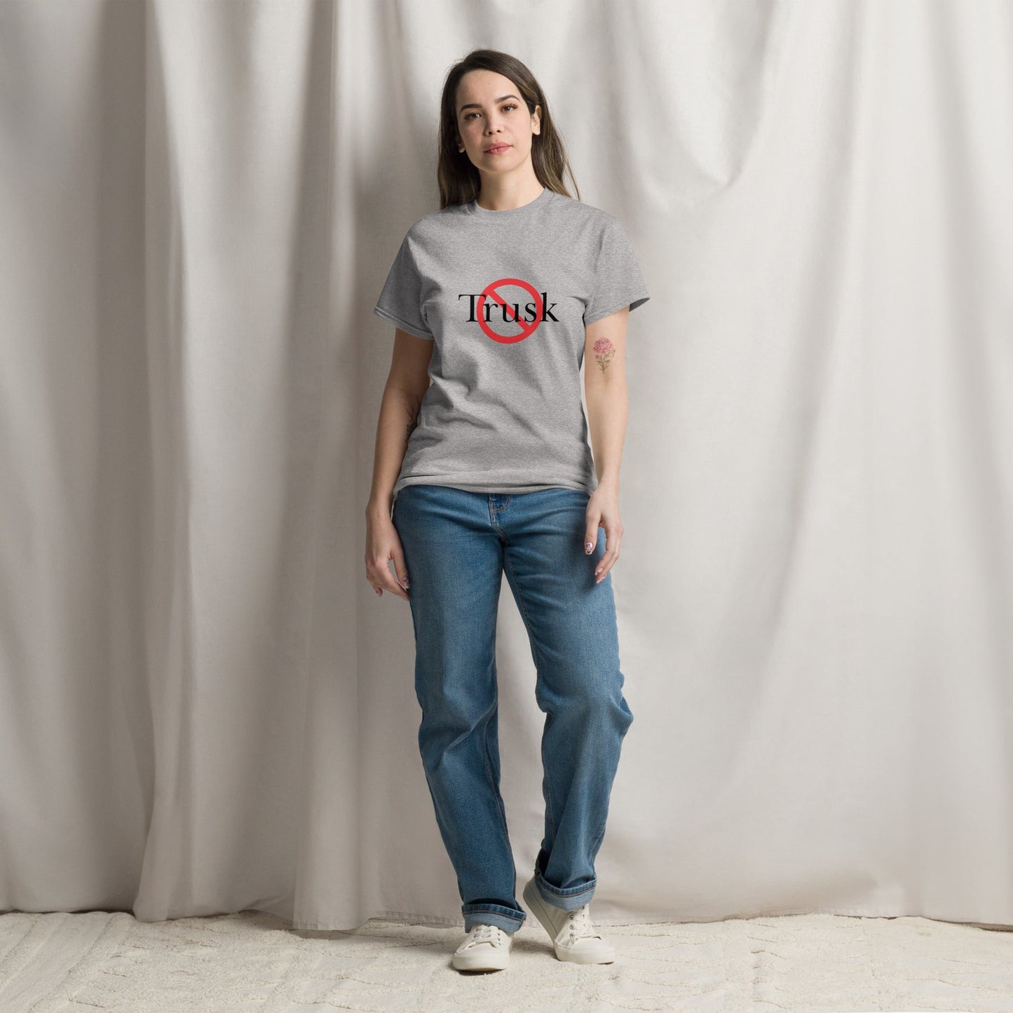 Trusk x Trutin Classic Tee Anti-Billionaire Parody Shirt Classic Fit
