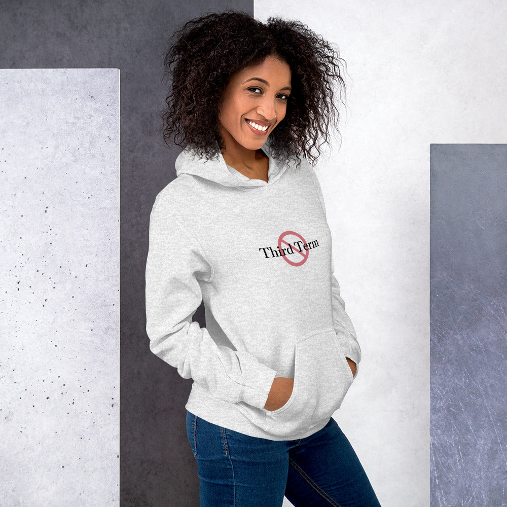 Third Term unisex hoodie with printed logo – multiple colors – DETOUR.STORE