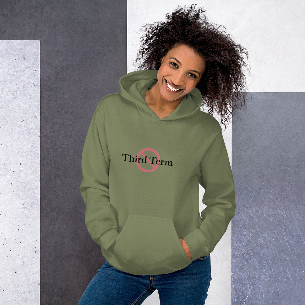 Third Term unisex hoodie with printed logo – multiple colors – DETOUR.STORE