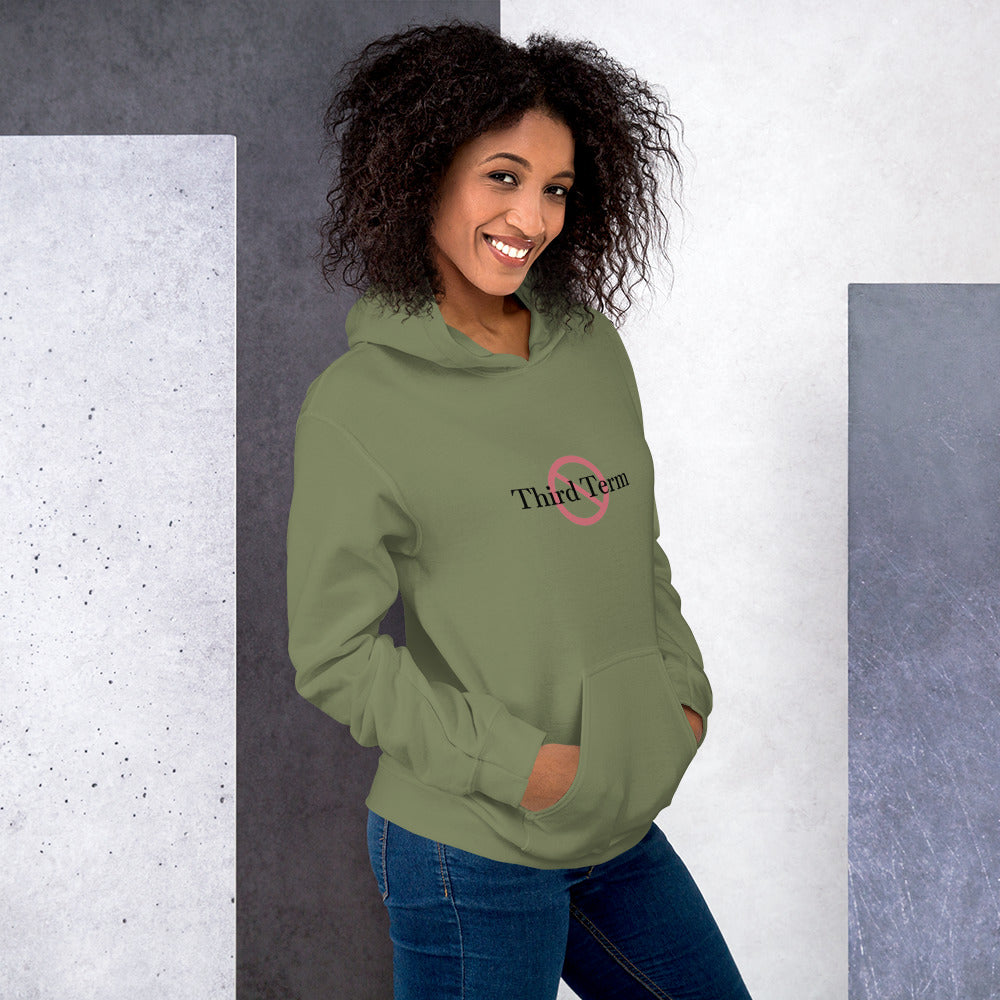 Third Term unisex hoodie with printed logo – multiple colors – DETOUR.STORE