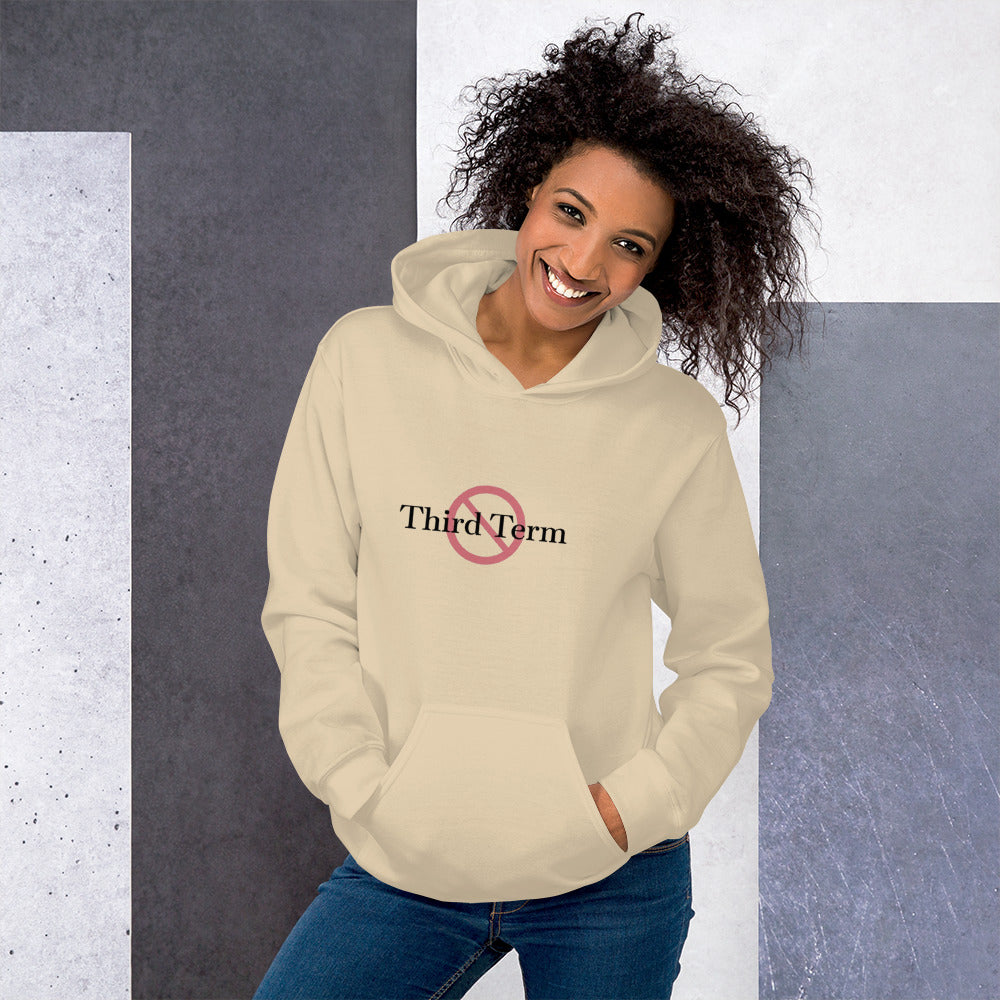 Third Term unisex hoodie with printed logo – multiple colors – DETOUR.STORE