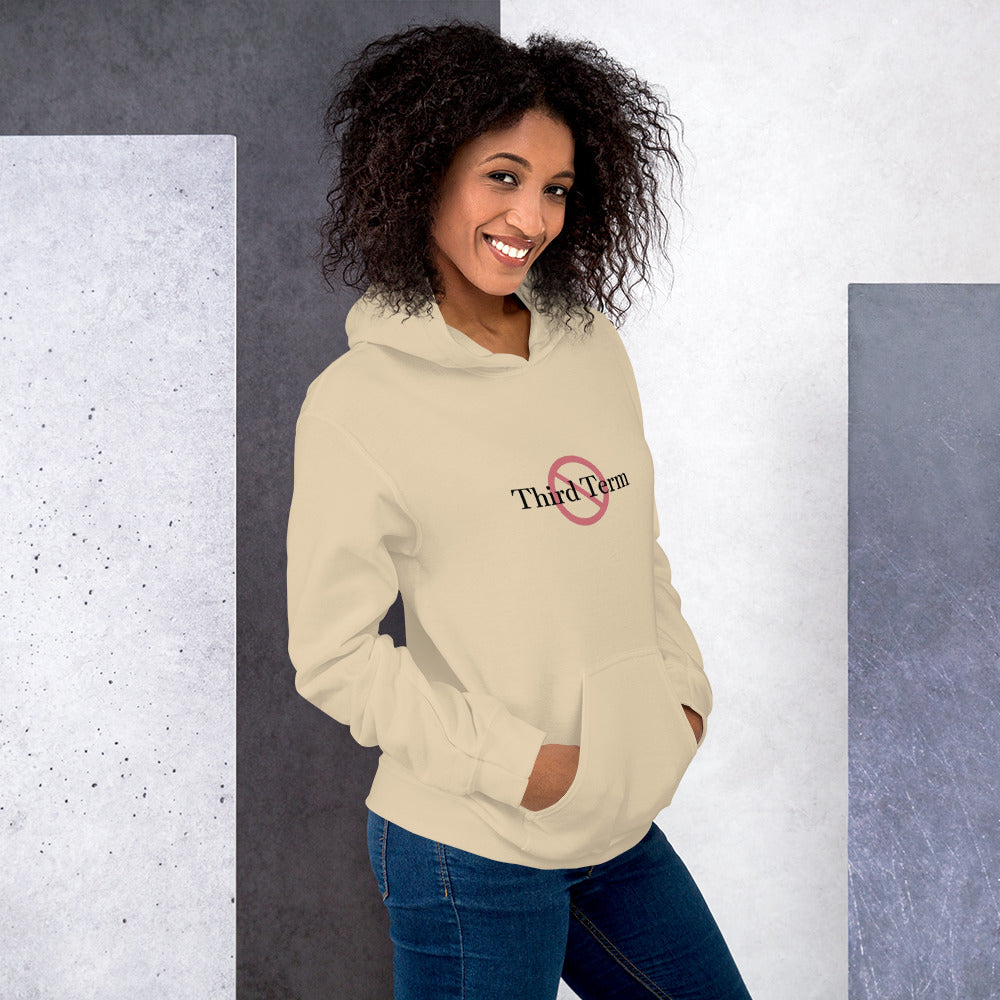 Third Term unisex hoodie with printed logo – multiple colors – DETOUR.STORE