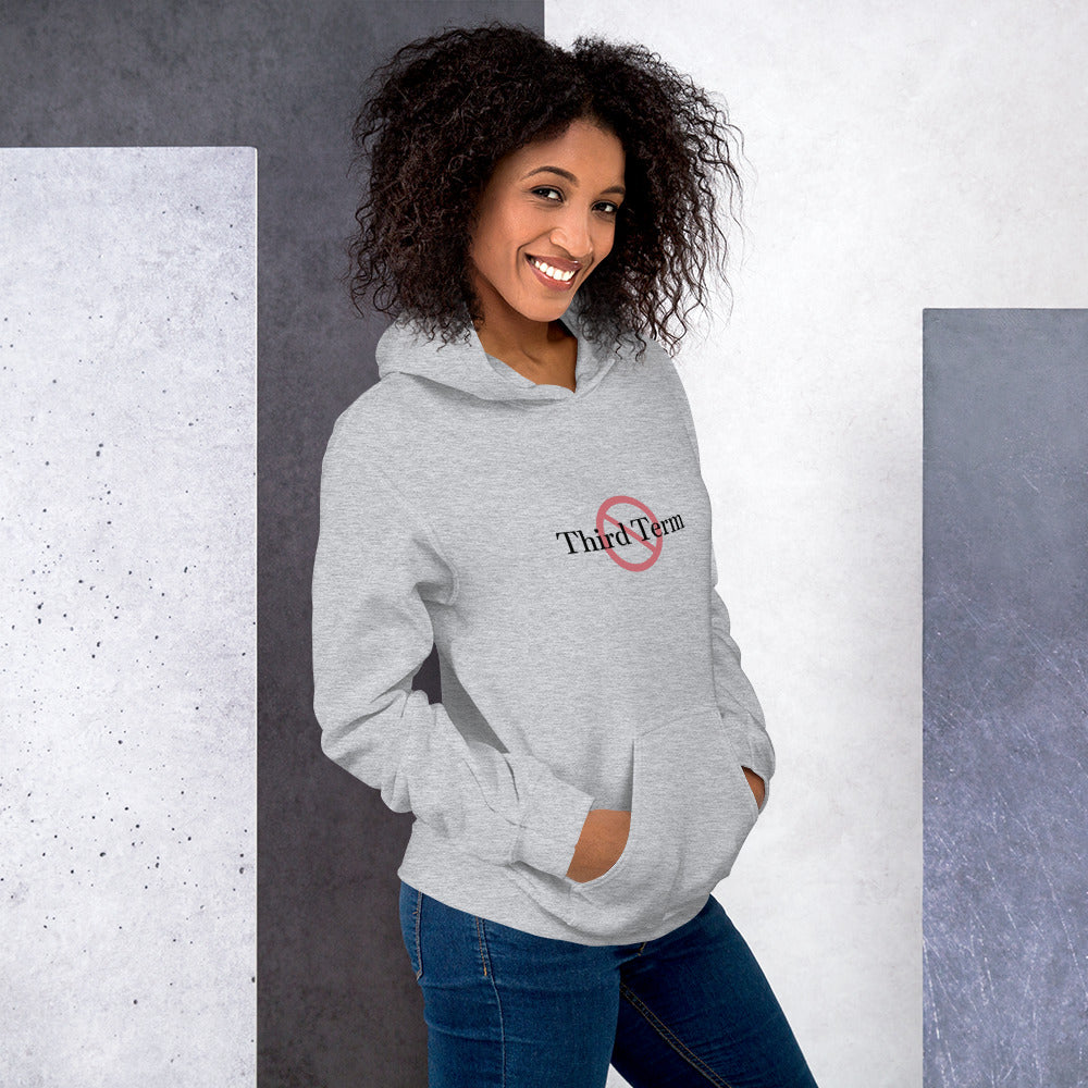 Third Term unisex hoodie with printed logo – multiple colors – DETOUR.STORE