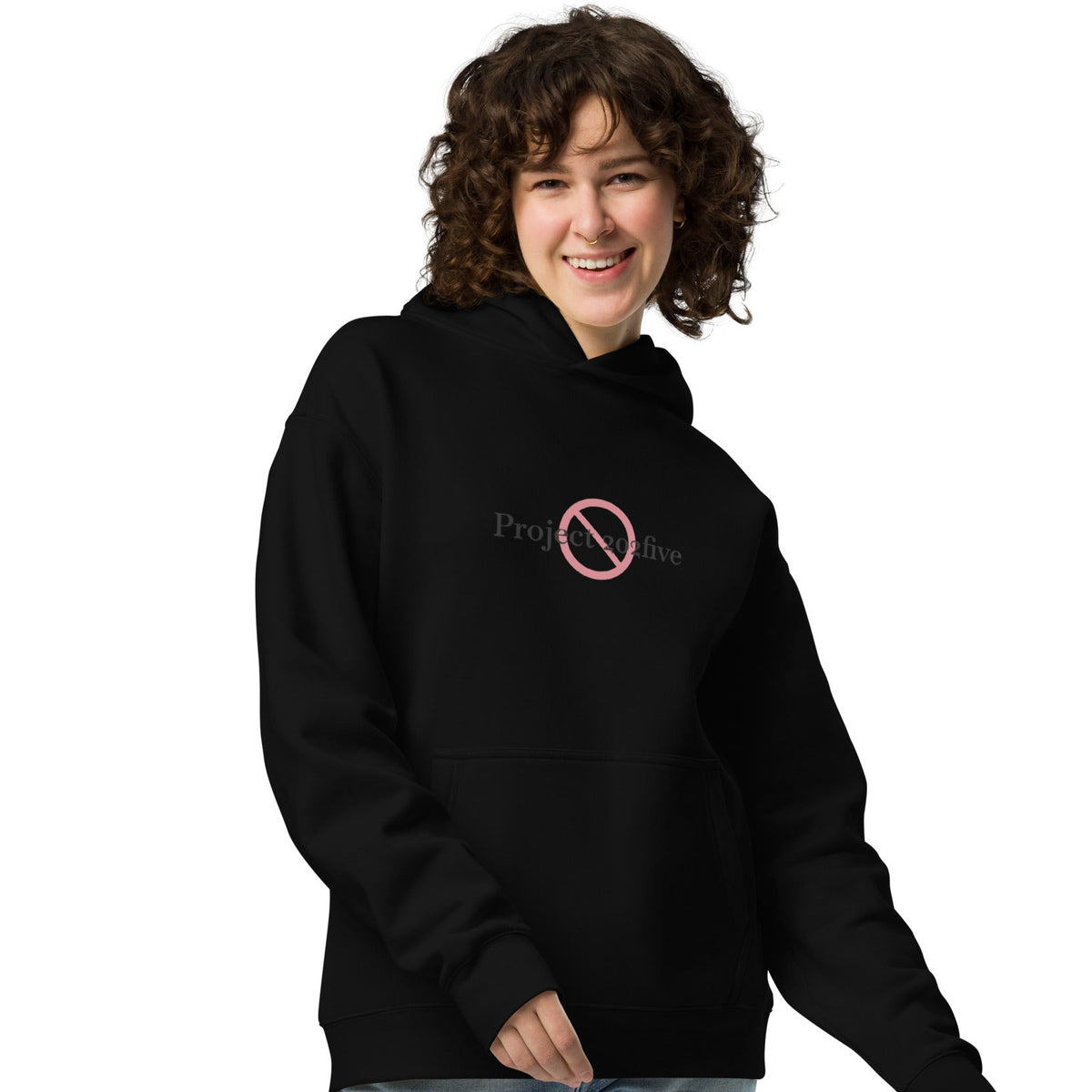 Project 2025 unisex oversized hoodie with printed logo – multiple colors – DETOUR.STORE