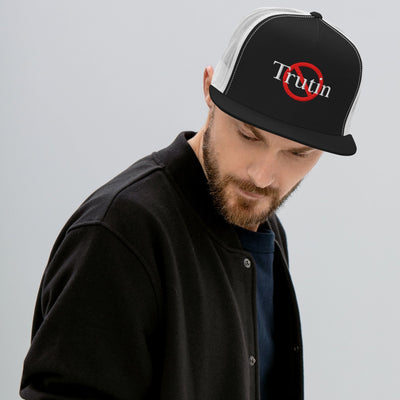 “Model wearing a Trutin logo cap (multiple colors available) from Detour.Store”