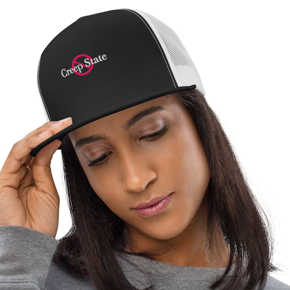 Creep State trucker cap with embroidered logo – multiple colors – DETOUR.STORE