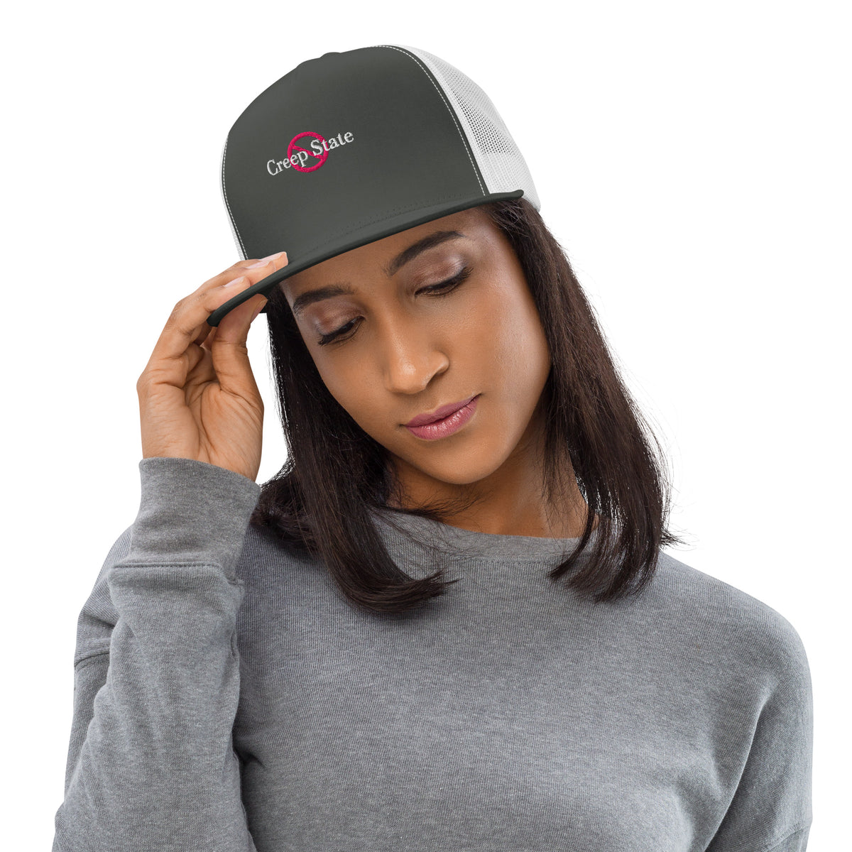 Creep State trucker cap with embroidered logo – multiple colors – DETOUR.STORE