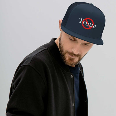 “Model wearing a Trutin logo cap (multiple colors available) from Detour.Store”