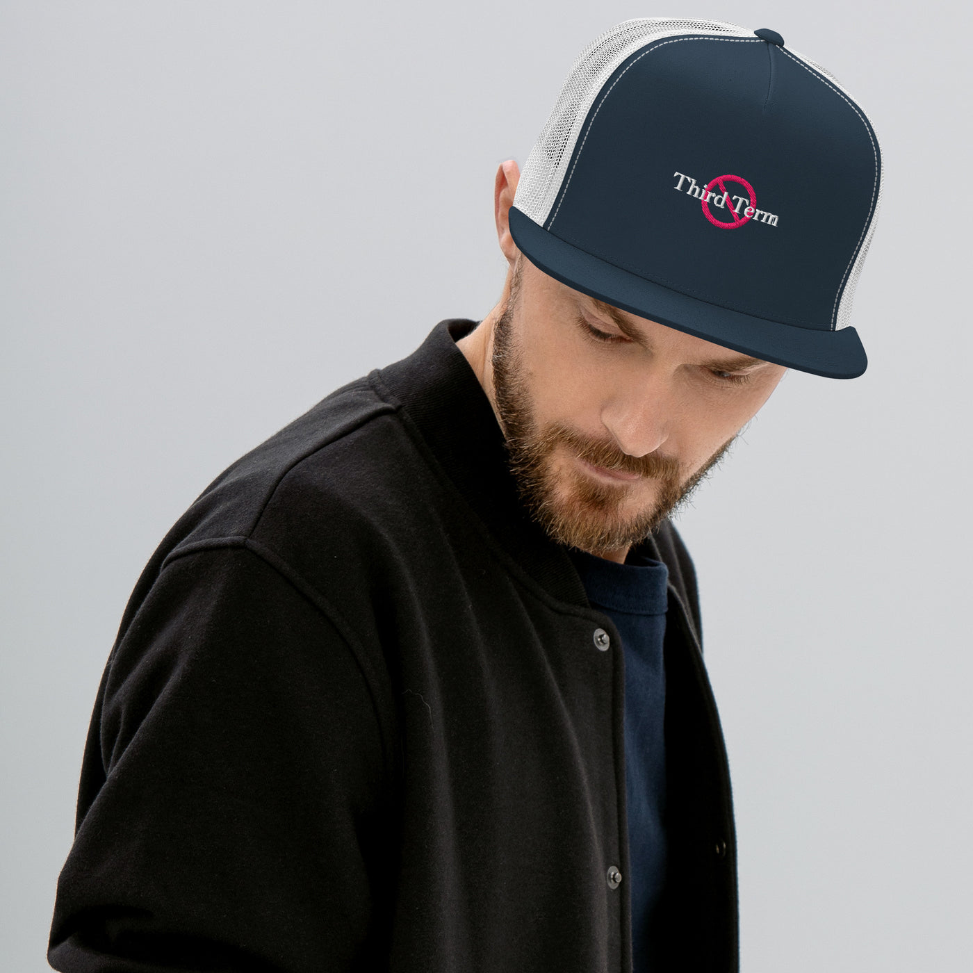 Third Term trucker cap with embroidered logo – multiple colors – DETOUR.STORE