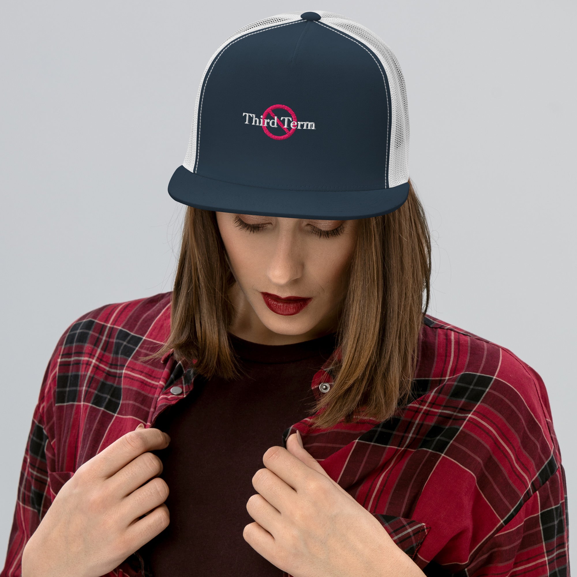 Third Term trucker cap with embroidered logo – multiple colors – DETOUR.STORE