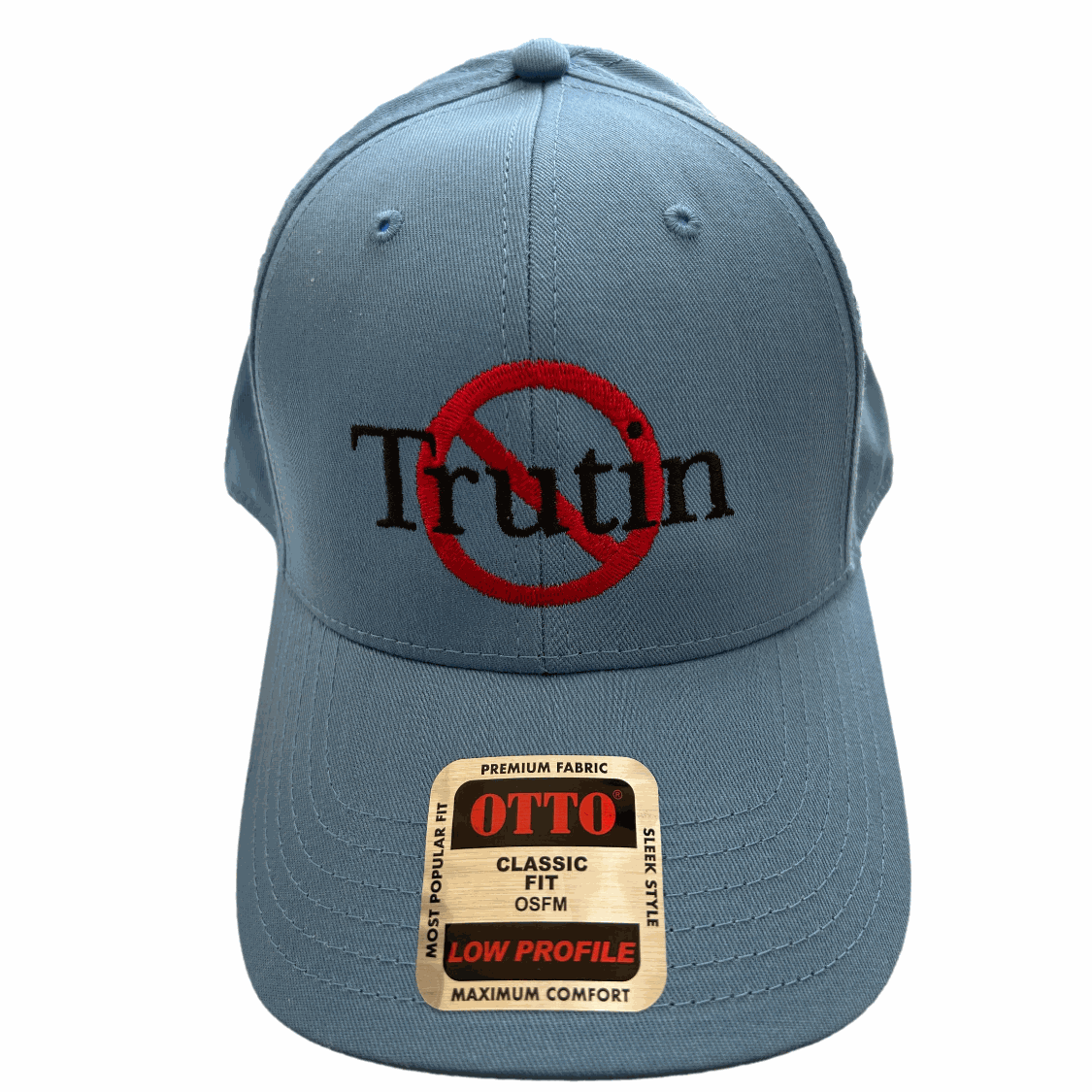 a Trutin logo cap in sky blue from Detour.Store”
