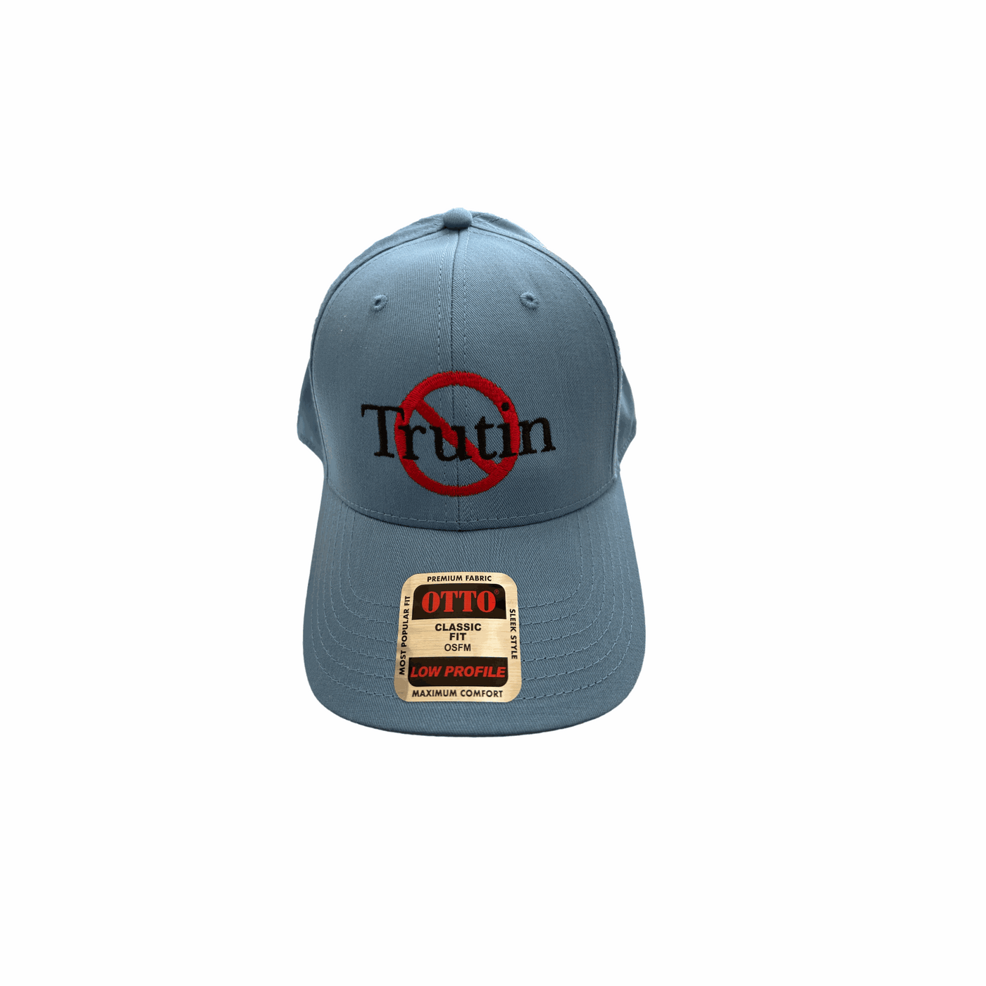 a Trutin logo cap in sky blue from Detour.Store”