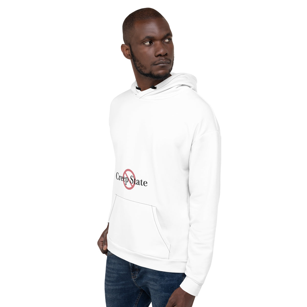 Creep State unisex hoodie with printed logo – multiple colors – DETOUR.STORE