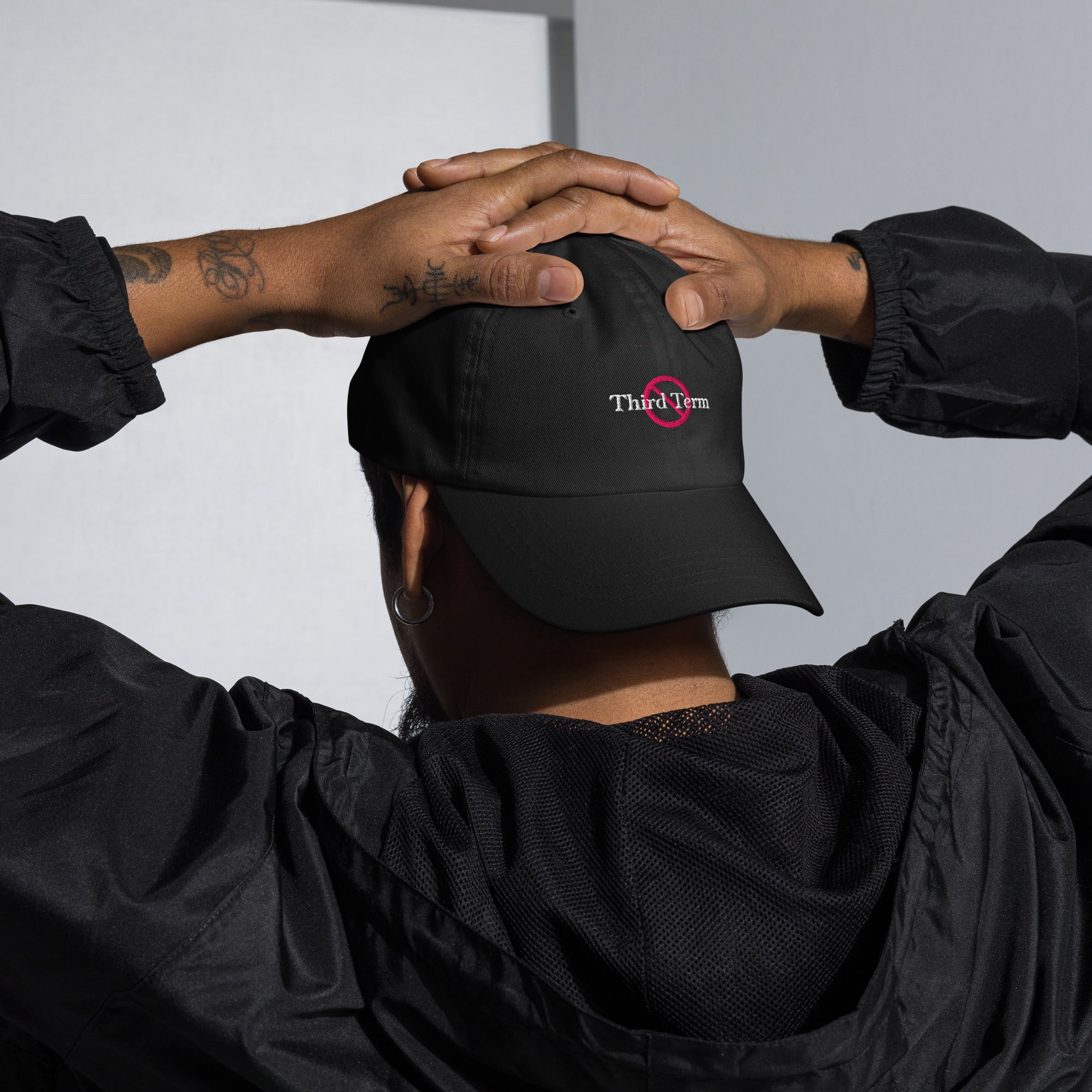 Third Term dad hat with embroidered logo – multiple colors – DETOUR.STORE