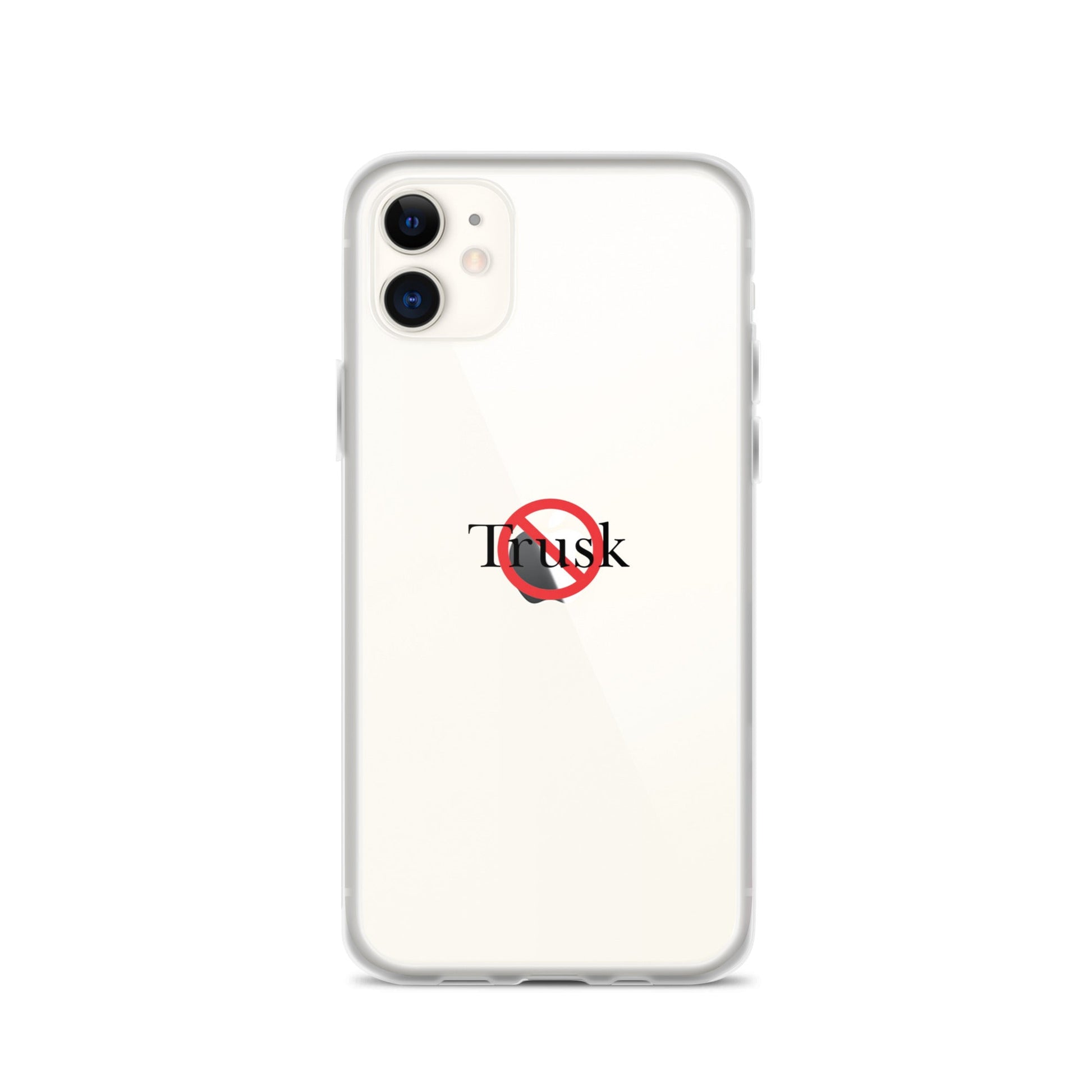 Clear Case for iPhone® TRUSK AND TRUTIN –bold  Anti-Billionaire Parody