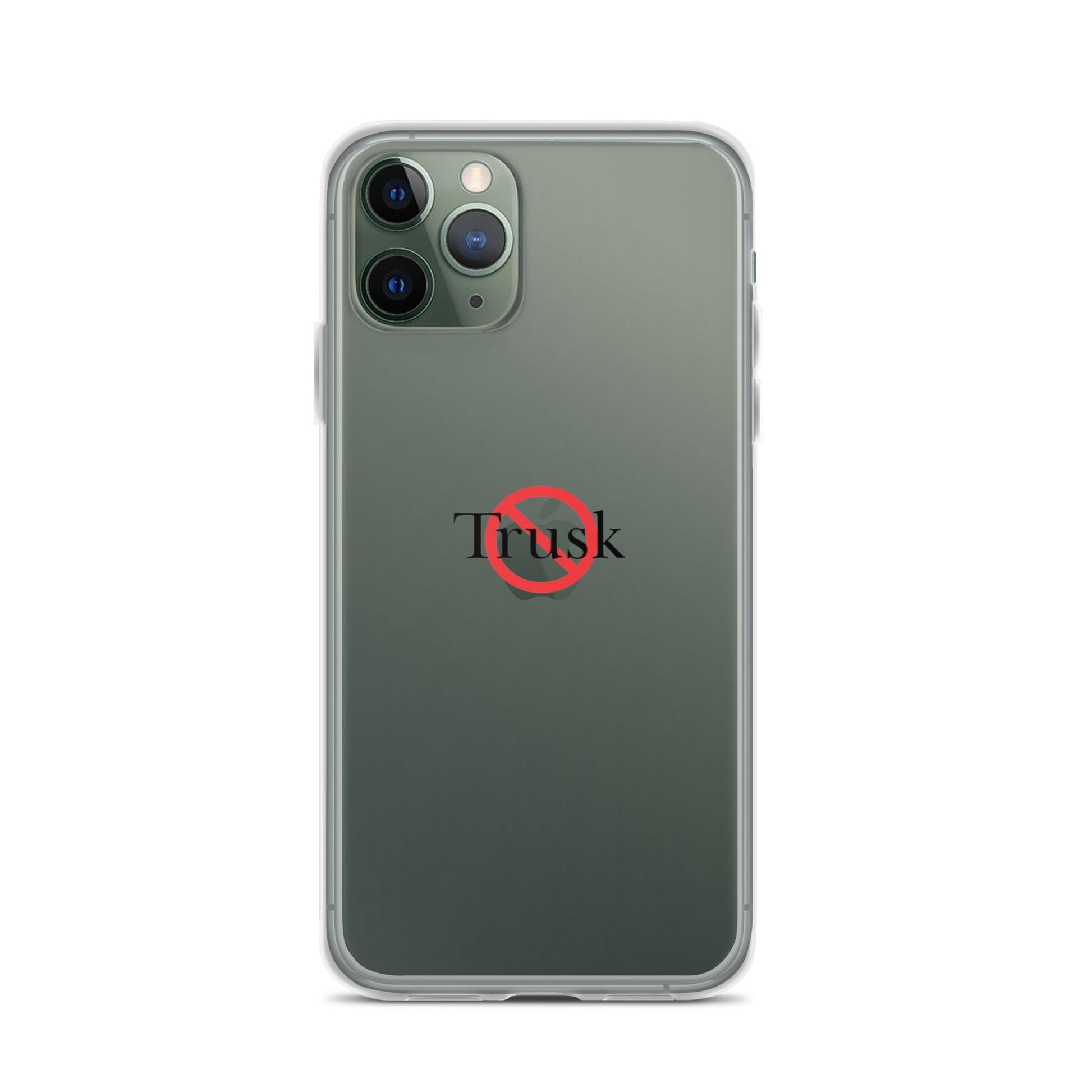 Clear Case for iPhone® TRUSK AND TRUTIN –bold  Anti-Billionaire Parody