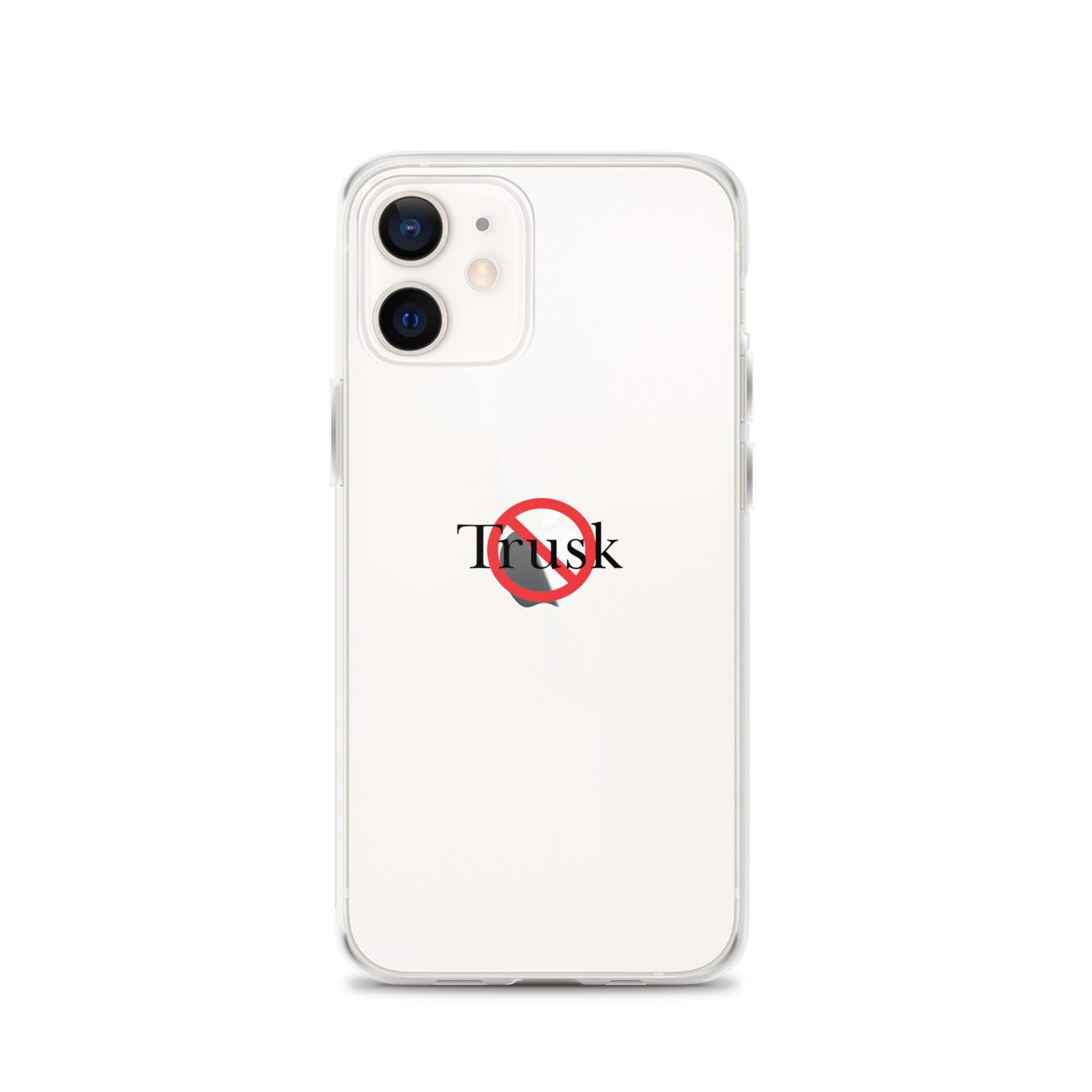 Clear Case for iPhone® TRUSK AND TRUTIN –bold  Anti-Billionaire Parody