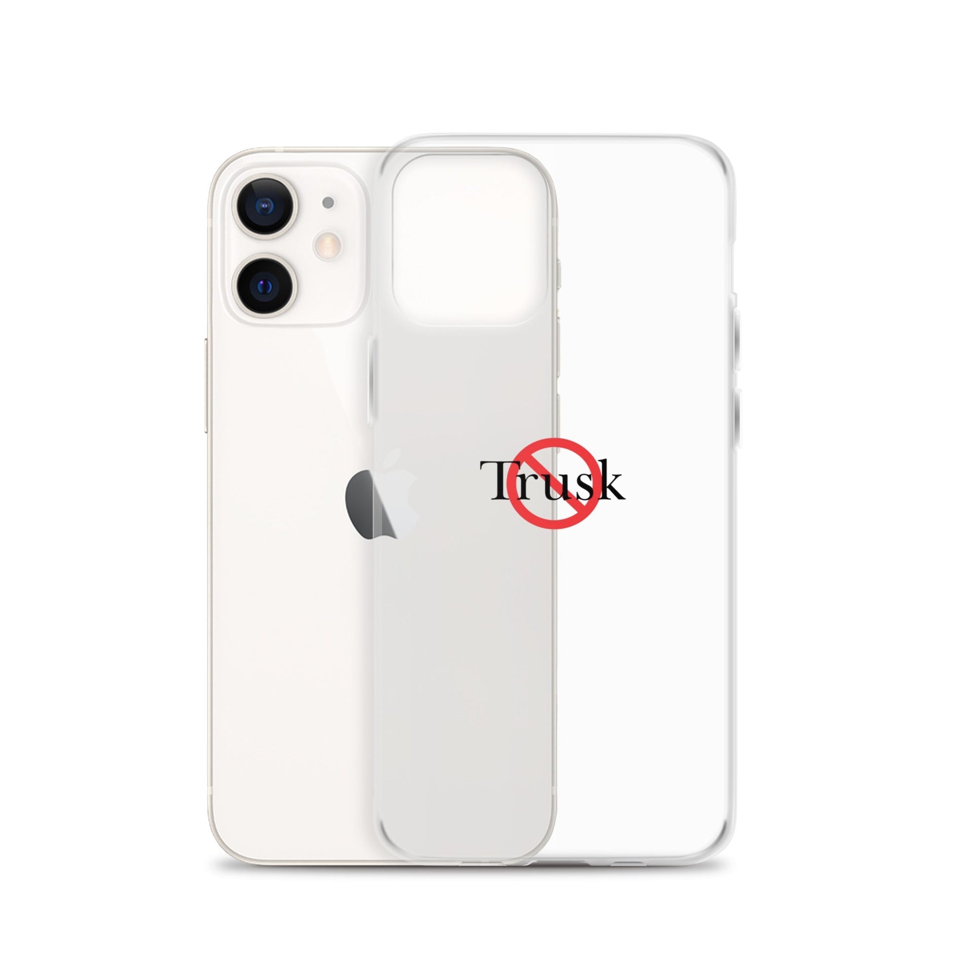 Clear Case for iPhone® TRUSK AND TRUTIN –bold  Anti-Billionaire Parody