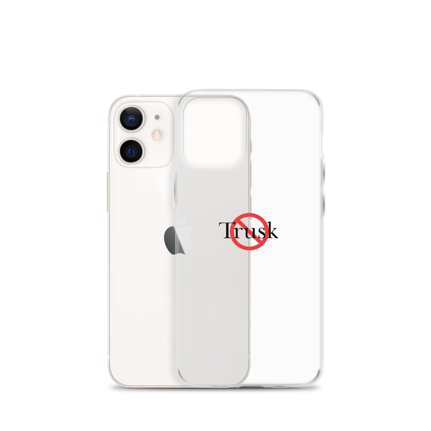Clear Case for iPhone® TRUSK AND TRUTIN –bold  Anti-Billionaire Parody