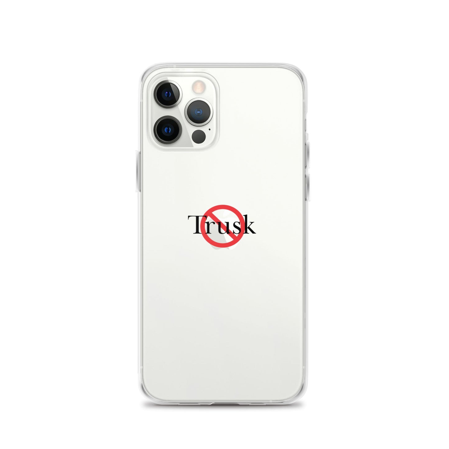 Clear Case for iPhone® TRUSK AND TRUTIN –bold  Anti-Billionaire Parody