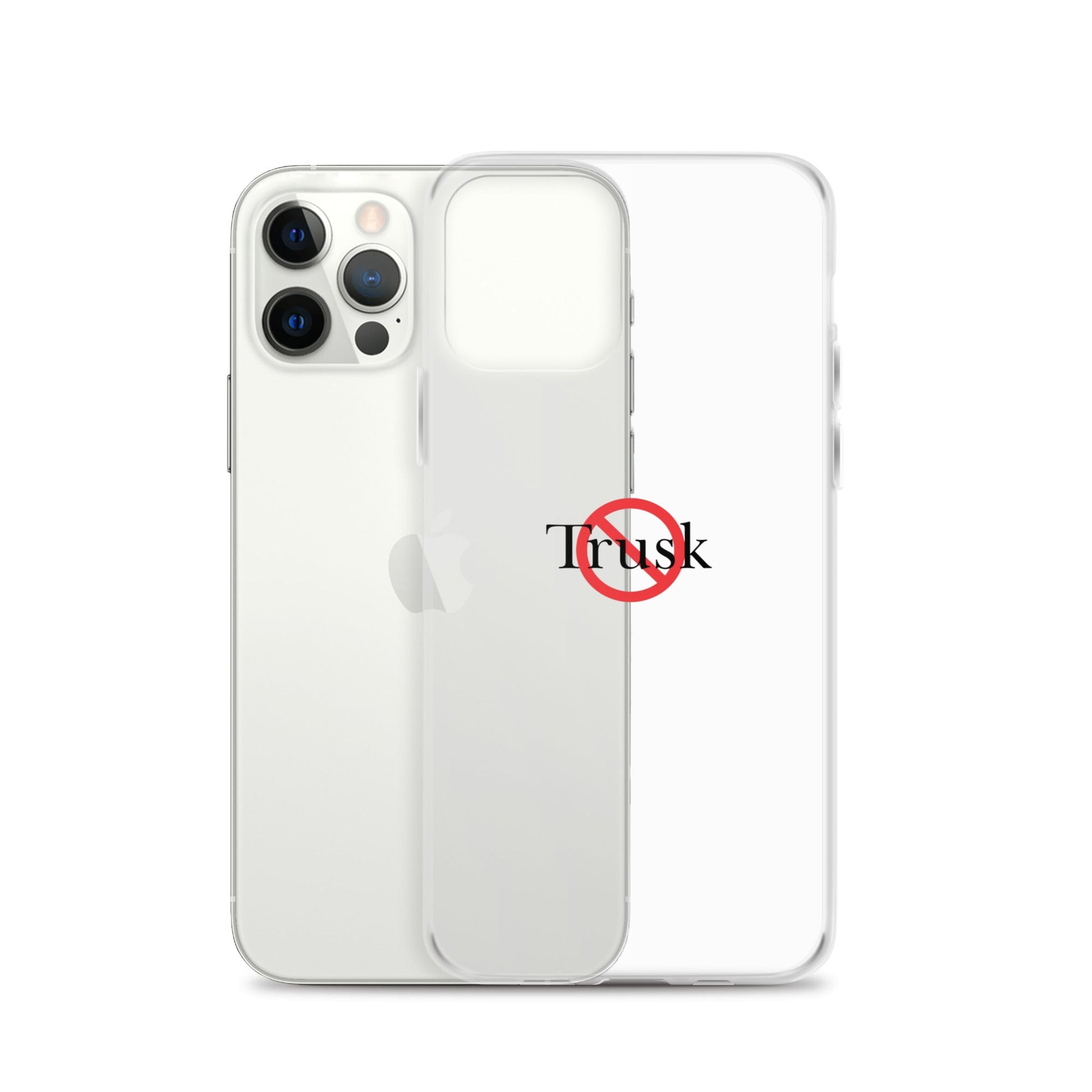 Clear Case for iPhone® TRUSK AND TRUTIN –bold  Anti-Billionaire Parody