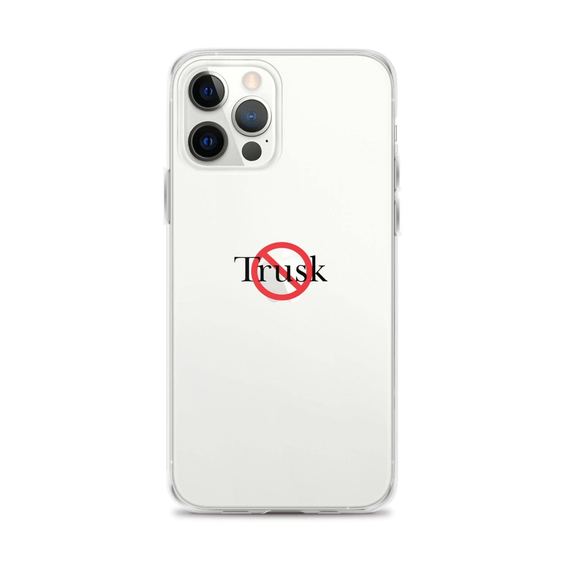 Clear Case for iPhone® TRUSK AND TRUTIN –bold  Anti-Billionaire Parody