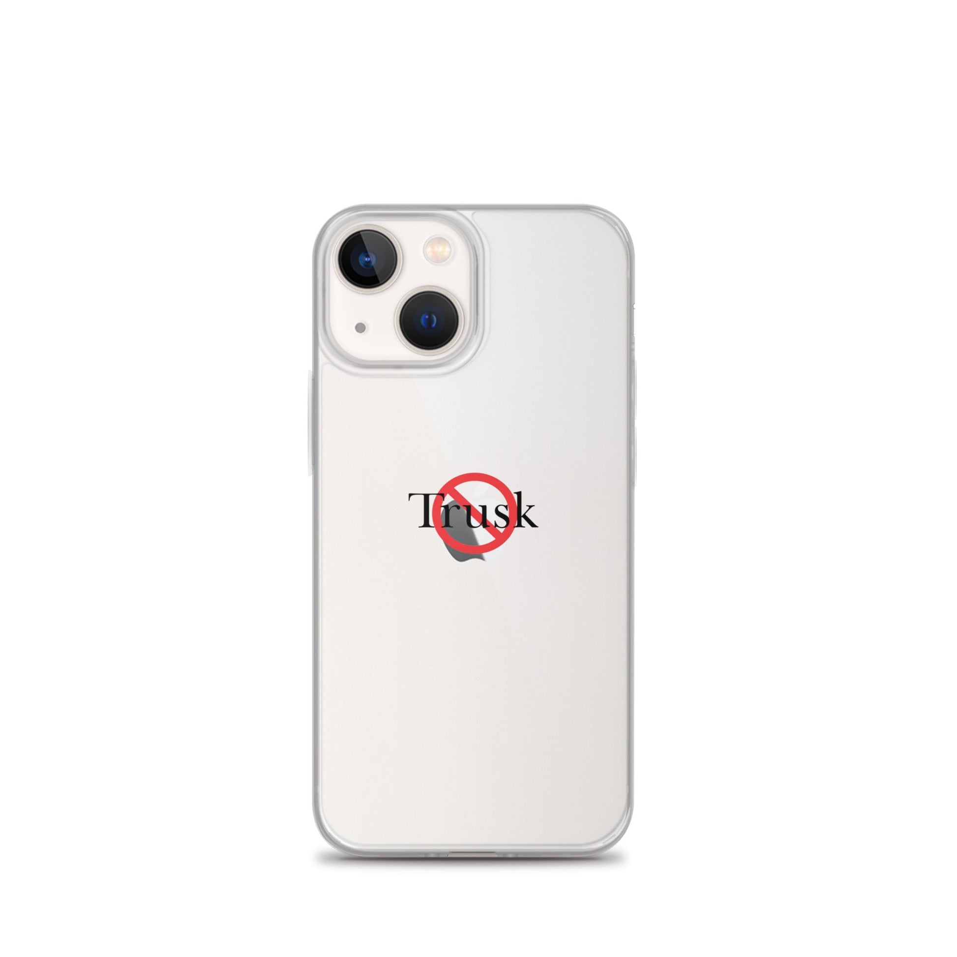 Clear Case for iPhone® TRUSK AND TRUTIN –bold  Anti-Billionaire Parody