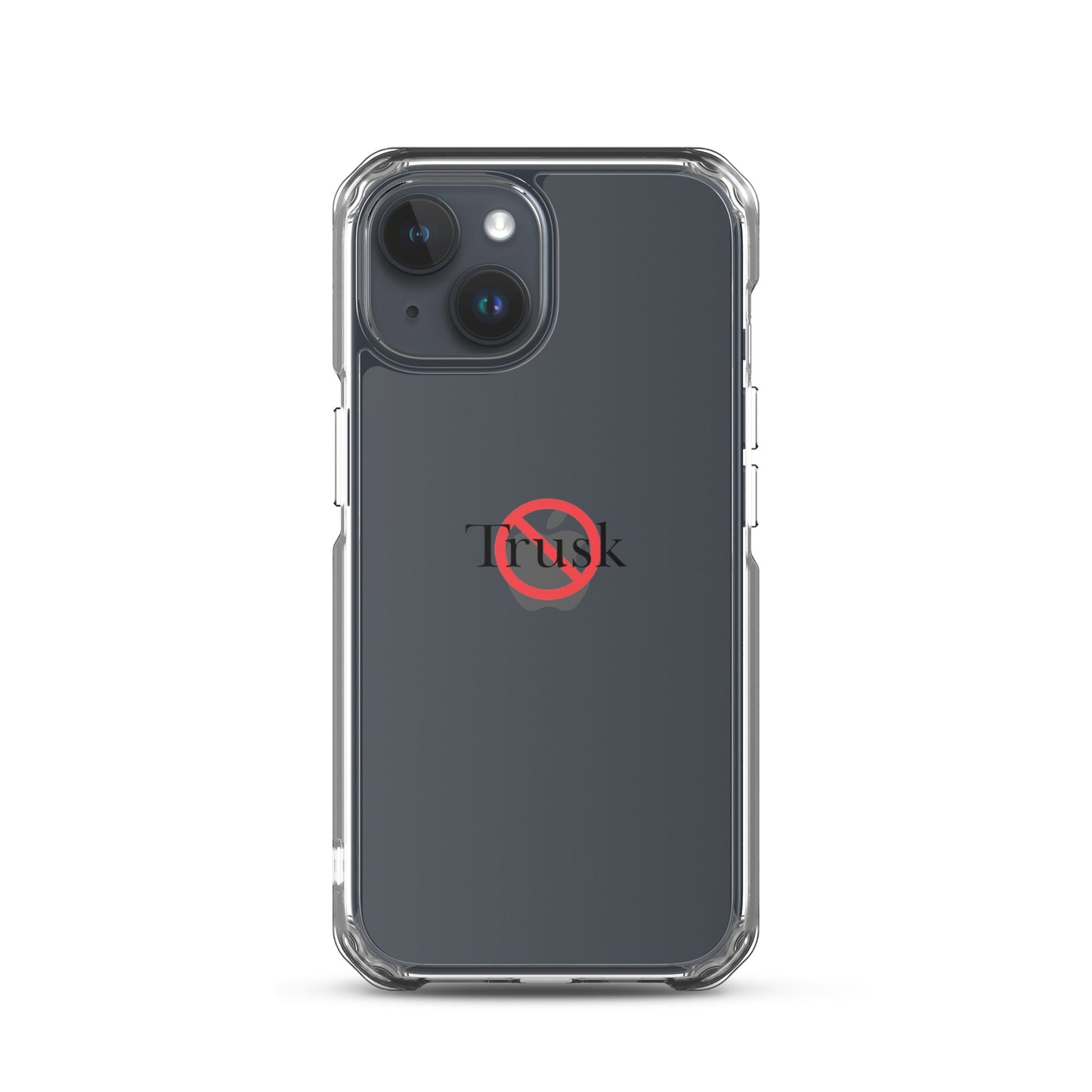 Clear Case for iPhone® TRUSK AND TRUTIN –bold  Anti-Billionaire Parody