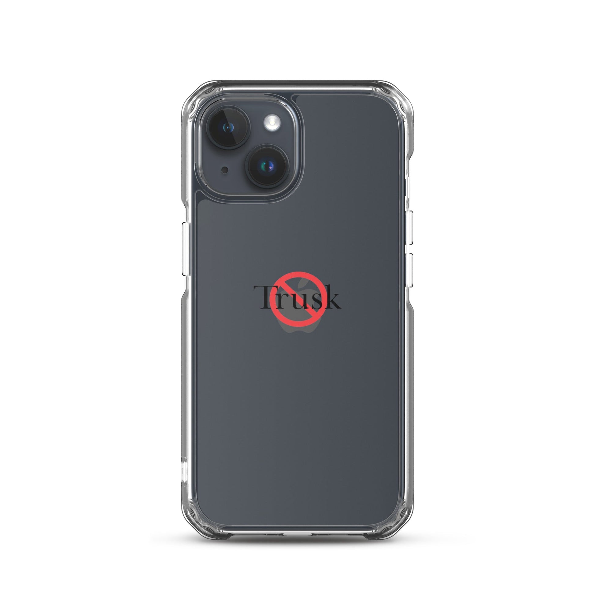 Clear Case for iPhone® TRUSK AND TRUTIN –bold  Anti-Billionaire Parody