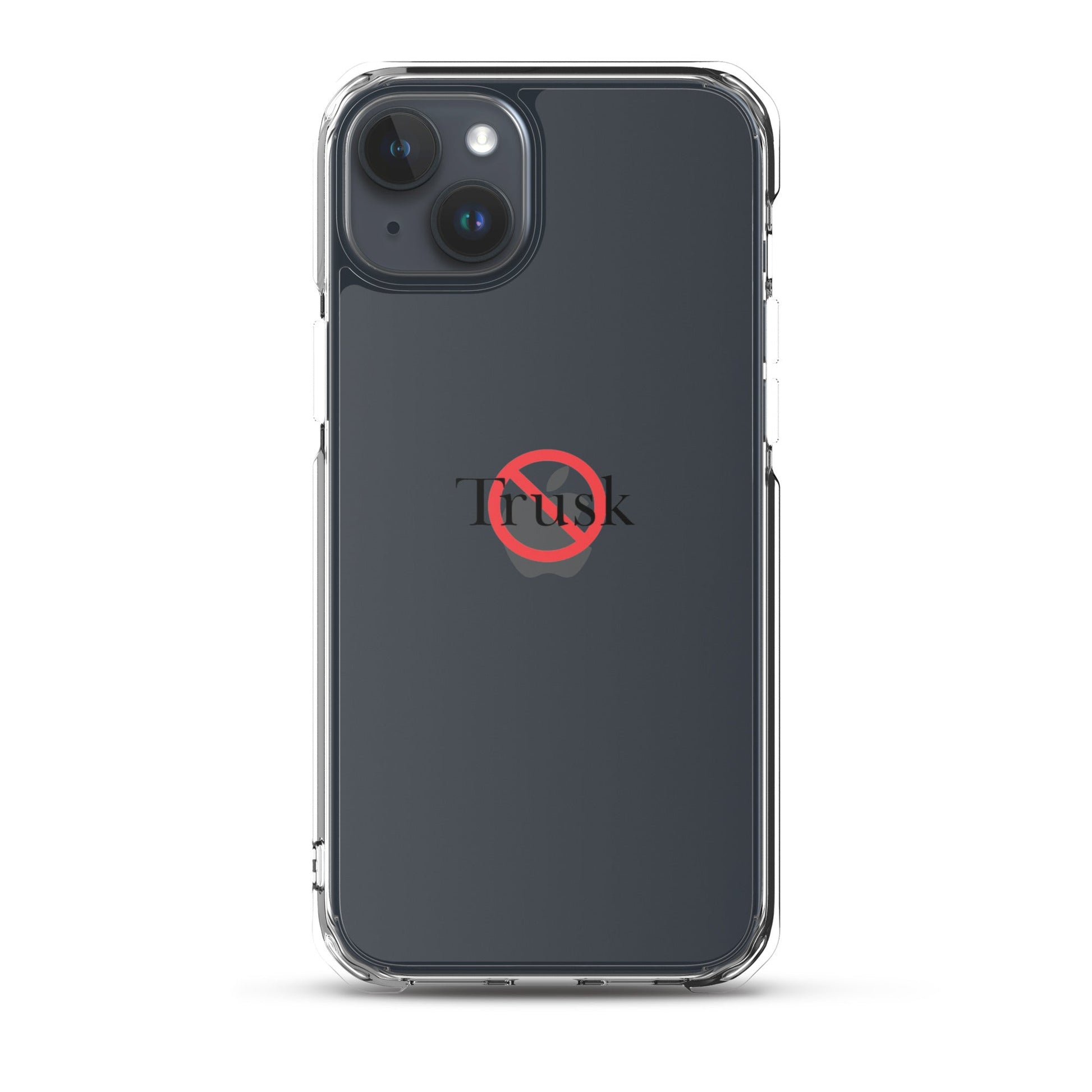 Clear Case for iPhone® TRUSK AND TRUTIN –bold  Anti-Billionaire Parody
