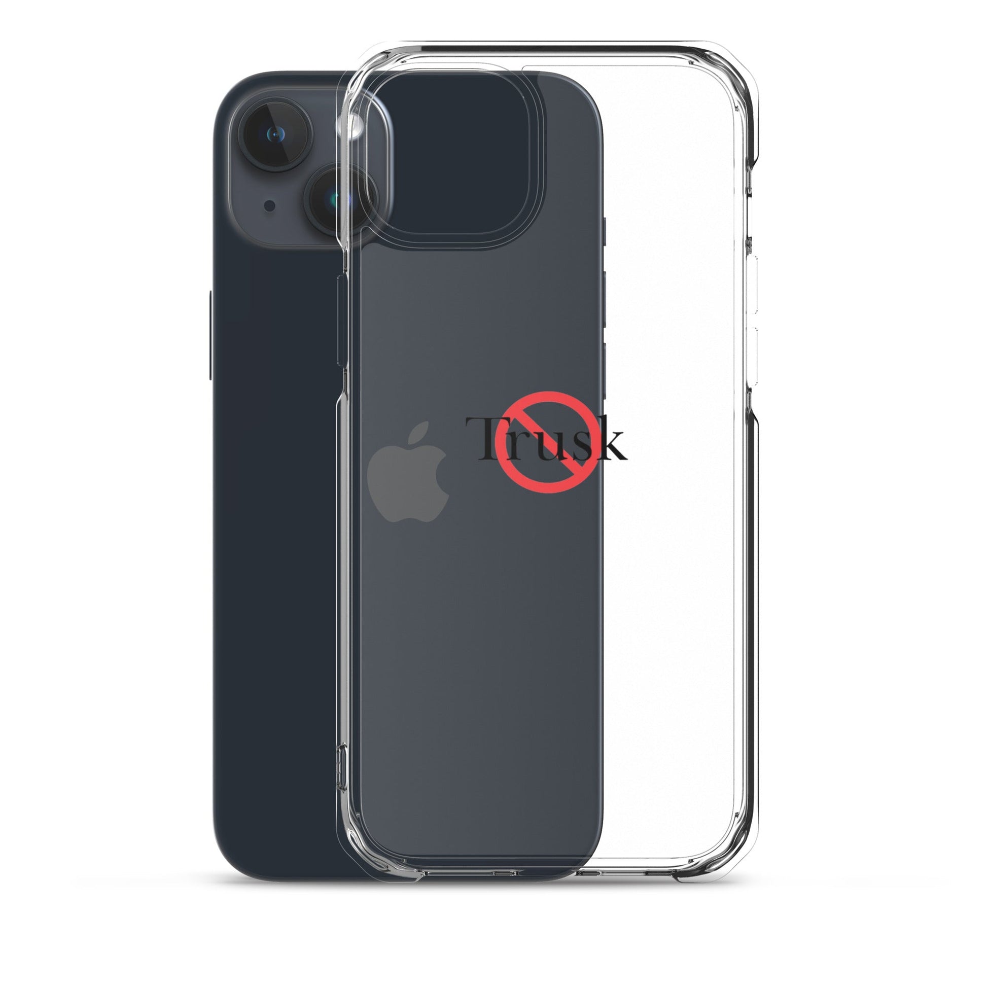 Clear Case for iPhone® TRUSK AND TRUTIN –bold  Anti-Billionaire Parody