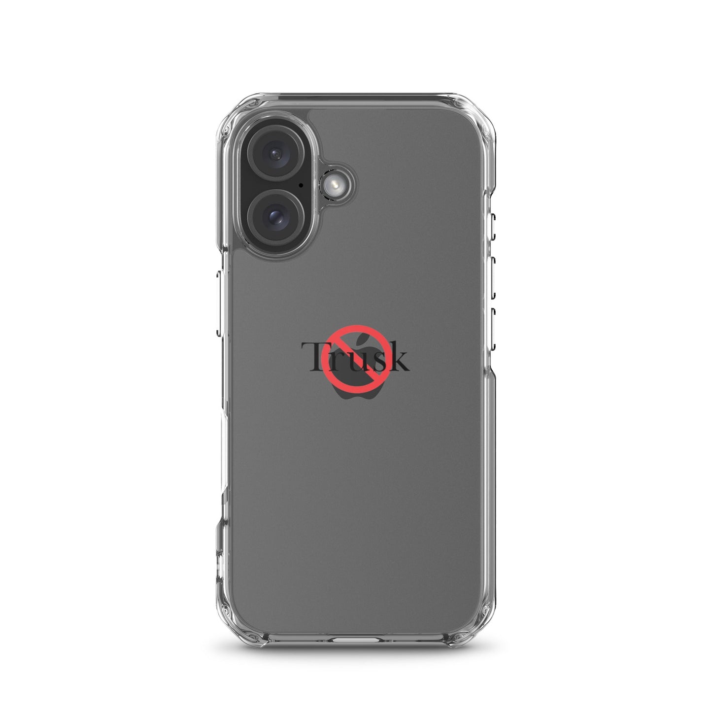 Clear Case for iPhone® TRUSK AND TRUTIN –bold  Anti-Billionaire Parody