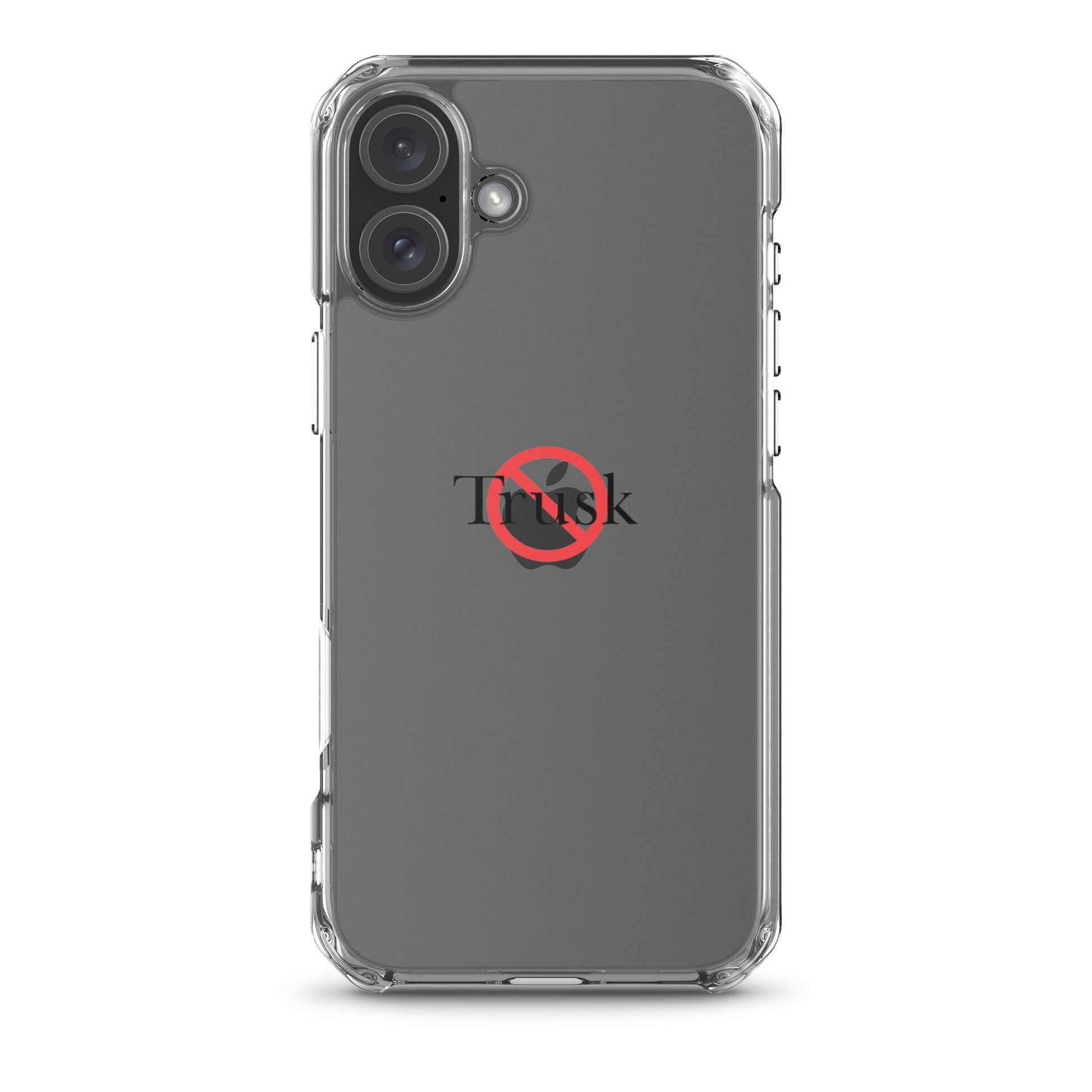 Clear Case for iPhone® TRUSK AND TRUTIN –bold  Anti-Billionaire Parody