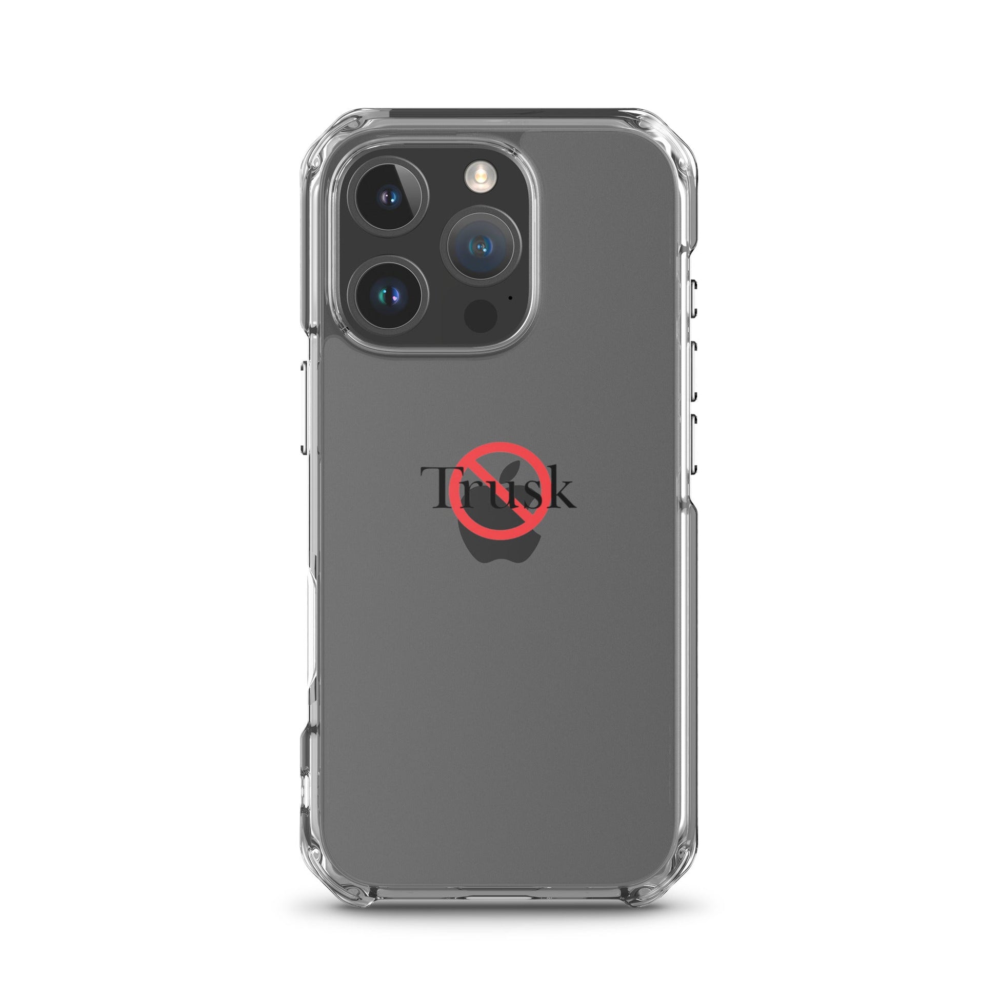 Clear Case for iPhone® TRUSK AND TRUTIN –bold  Anti-Billionaire Parody