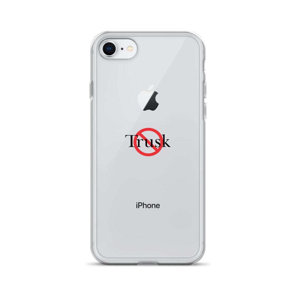 Clear Case for iPhone® TRUSK AND TRUTIN –bold  Anti-Billionaire Parody