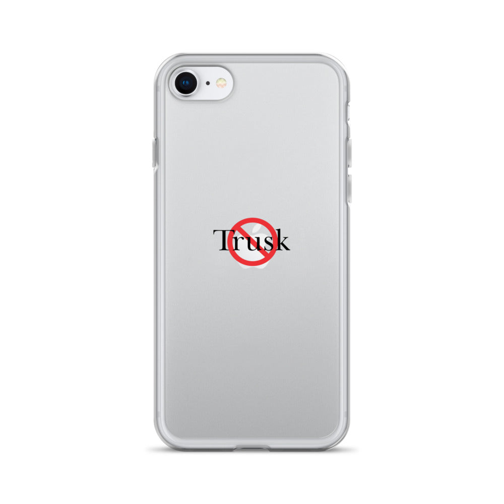 Clear Case for iPhone® TRUSK AND TRUTIN –bold  Anti-Billionaire Parody