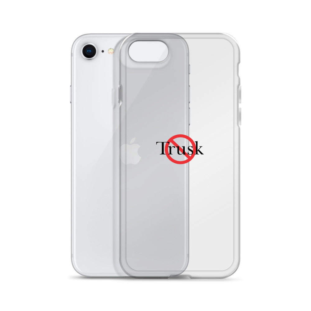 Clear Case for iPhone® TRUSK AND TRUTIN –bold  Anti-Billionaire Parody