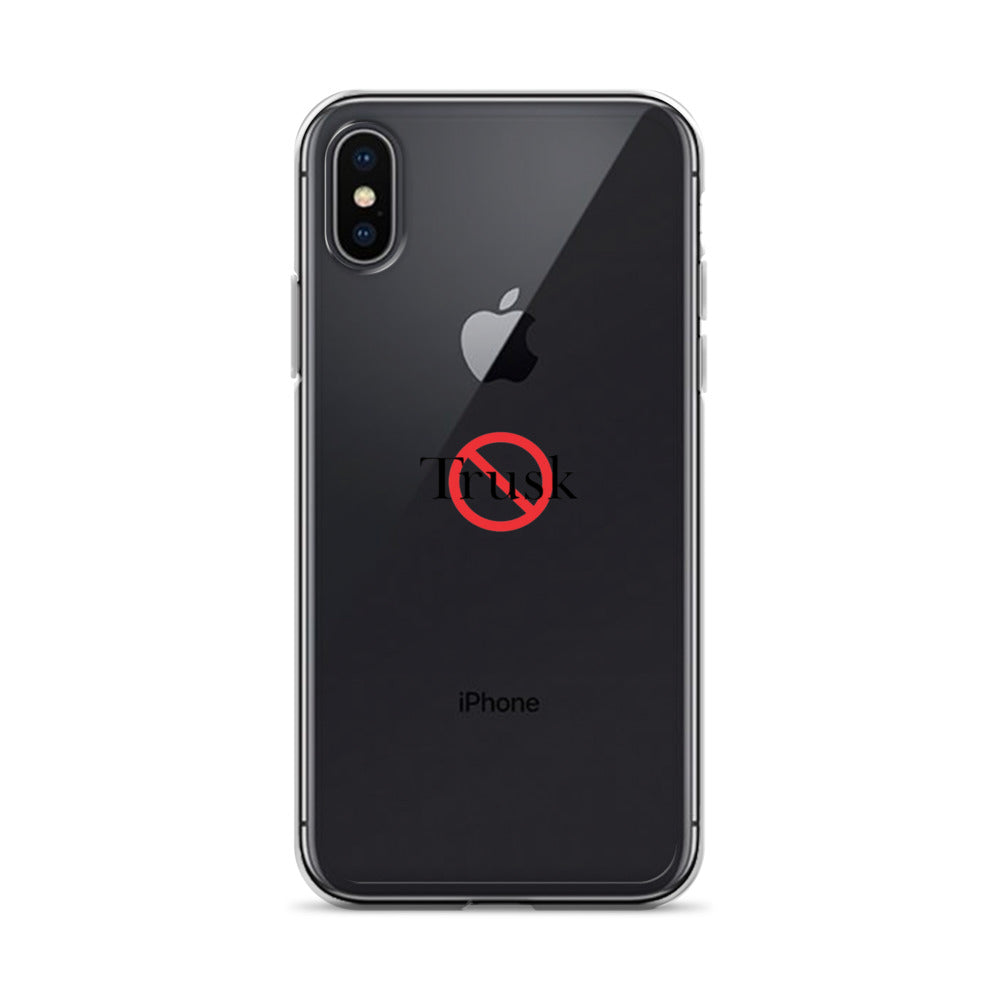 Clear Case for iPhone® TRUSK AND TRUTIN –bold  Anti-Billionaire Parody