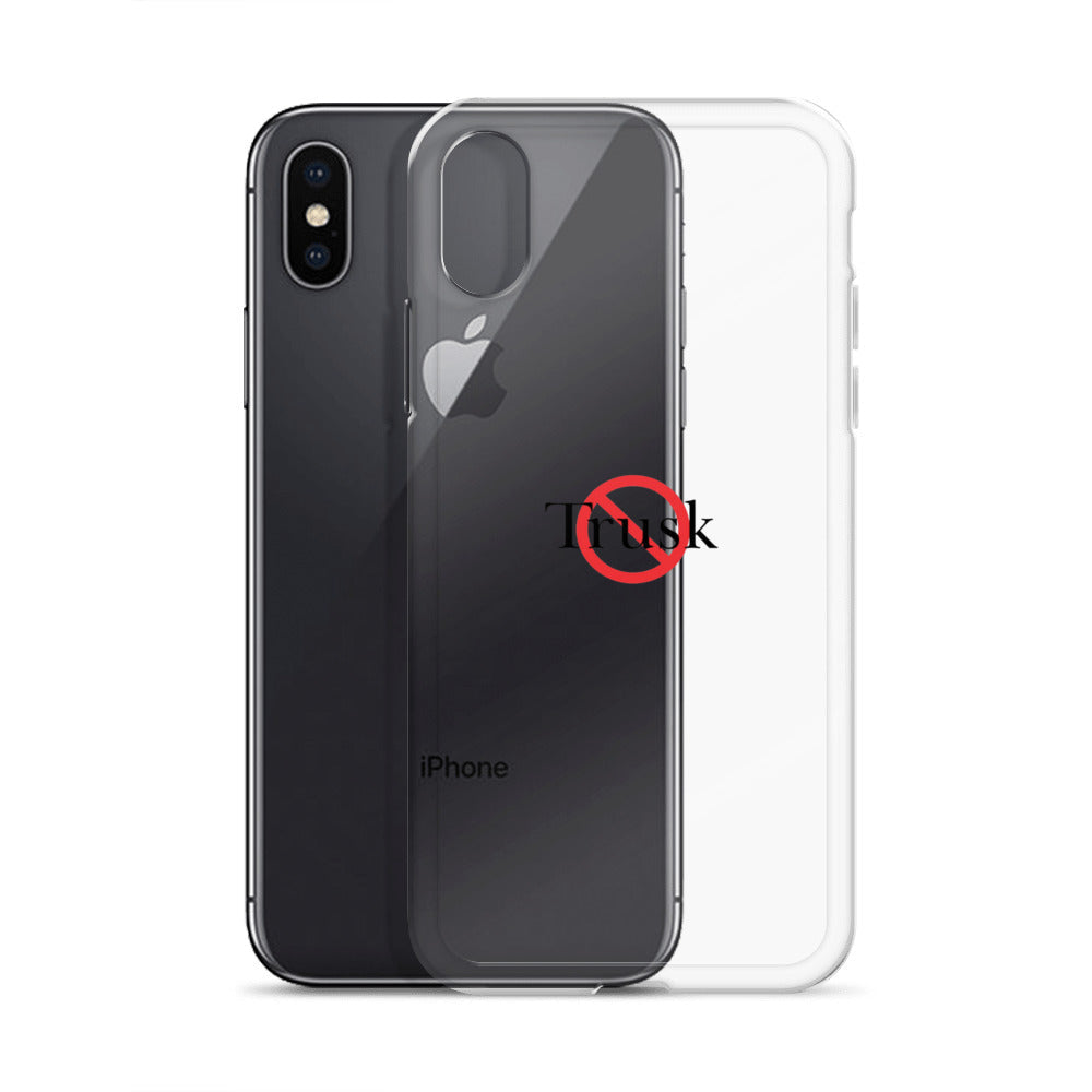 Clear Case for iPhone® TRUSK AND TRUTIN –bold  Anti-Billionaire Parody