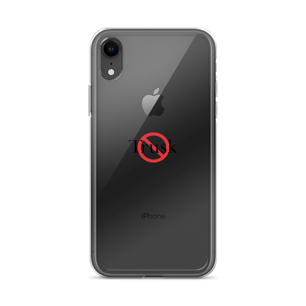 Clear Case for iPhone® TRUSK AND TRUTIN –bold  Anti-Billionaire Parody